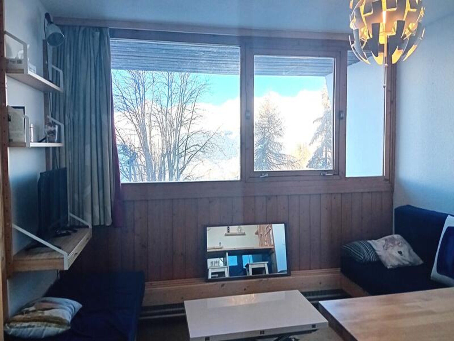 Knus appartement Arc 1600 met uitzicht op Mont Blanc, 50m van de piste - foto 11