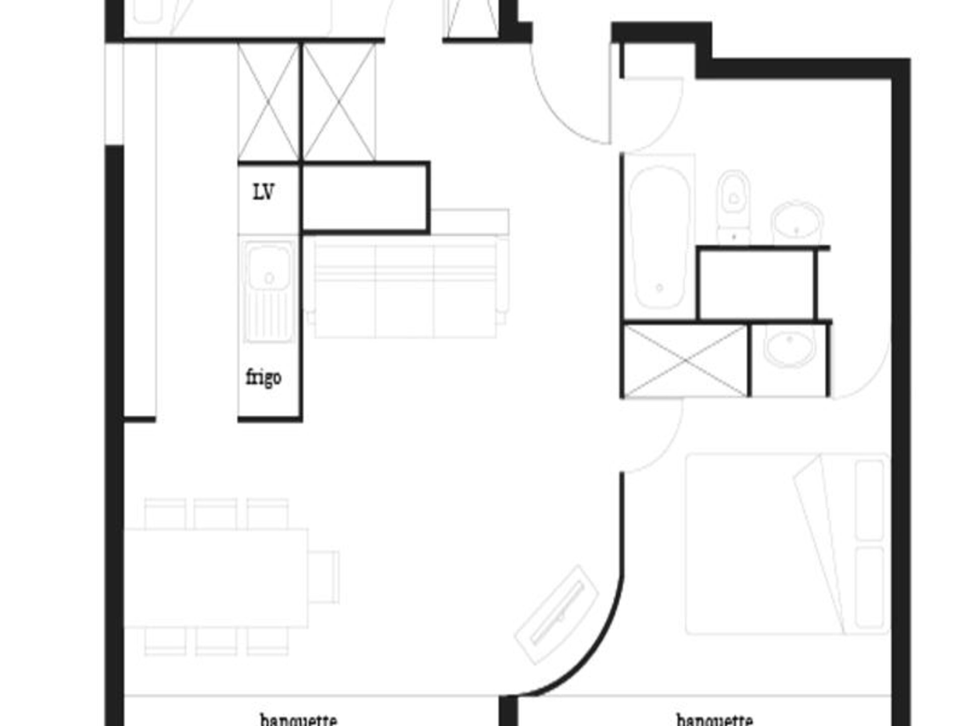 Appartement aan de piste in Arc 1600 met uitzicht op de bergen - foto 17