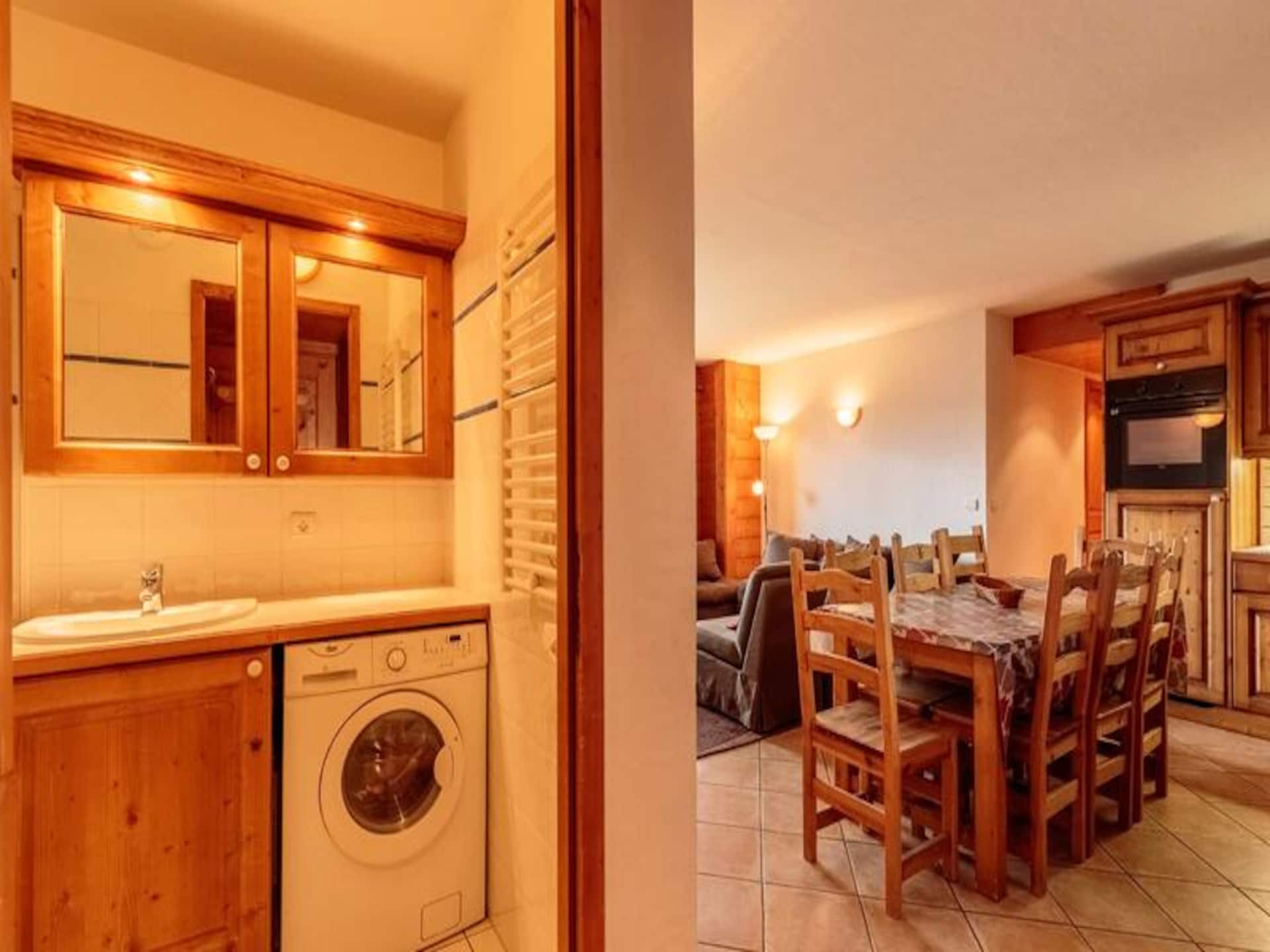 Ski-in/ski-out appartement Bourg St Maurice met Mont Blanc uitzicht en zwembad - foto 13