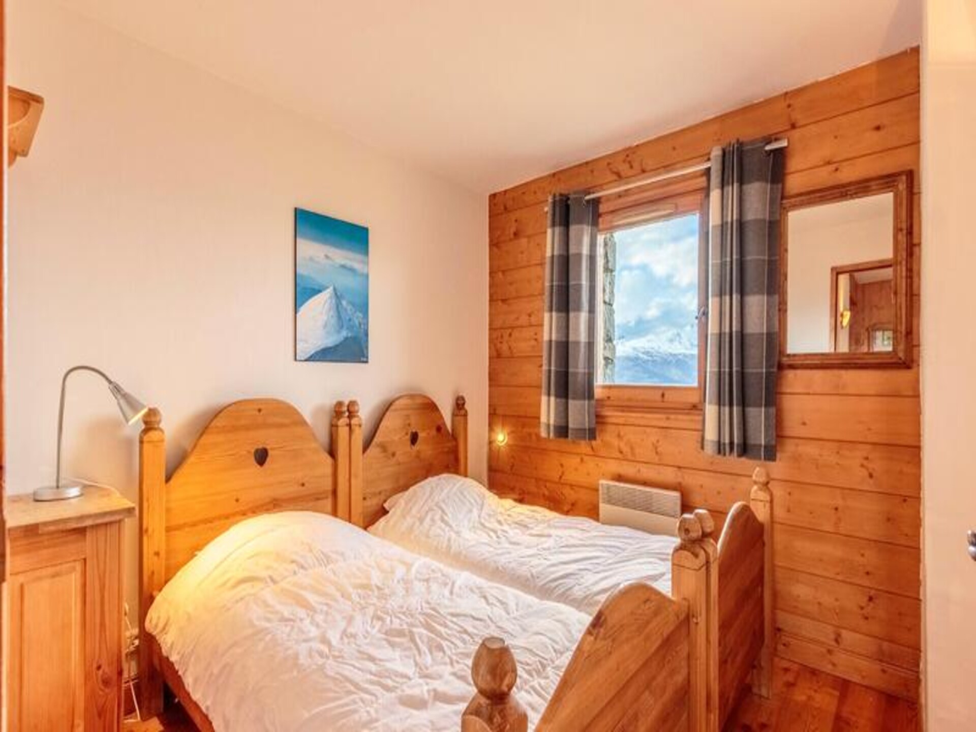 Ski-in/ski-out appartement Bourg St Maurice met Mont Blanc uitzicht en zwembad - foto 16