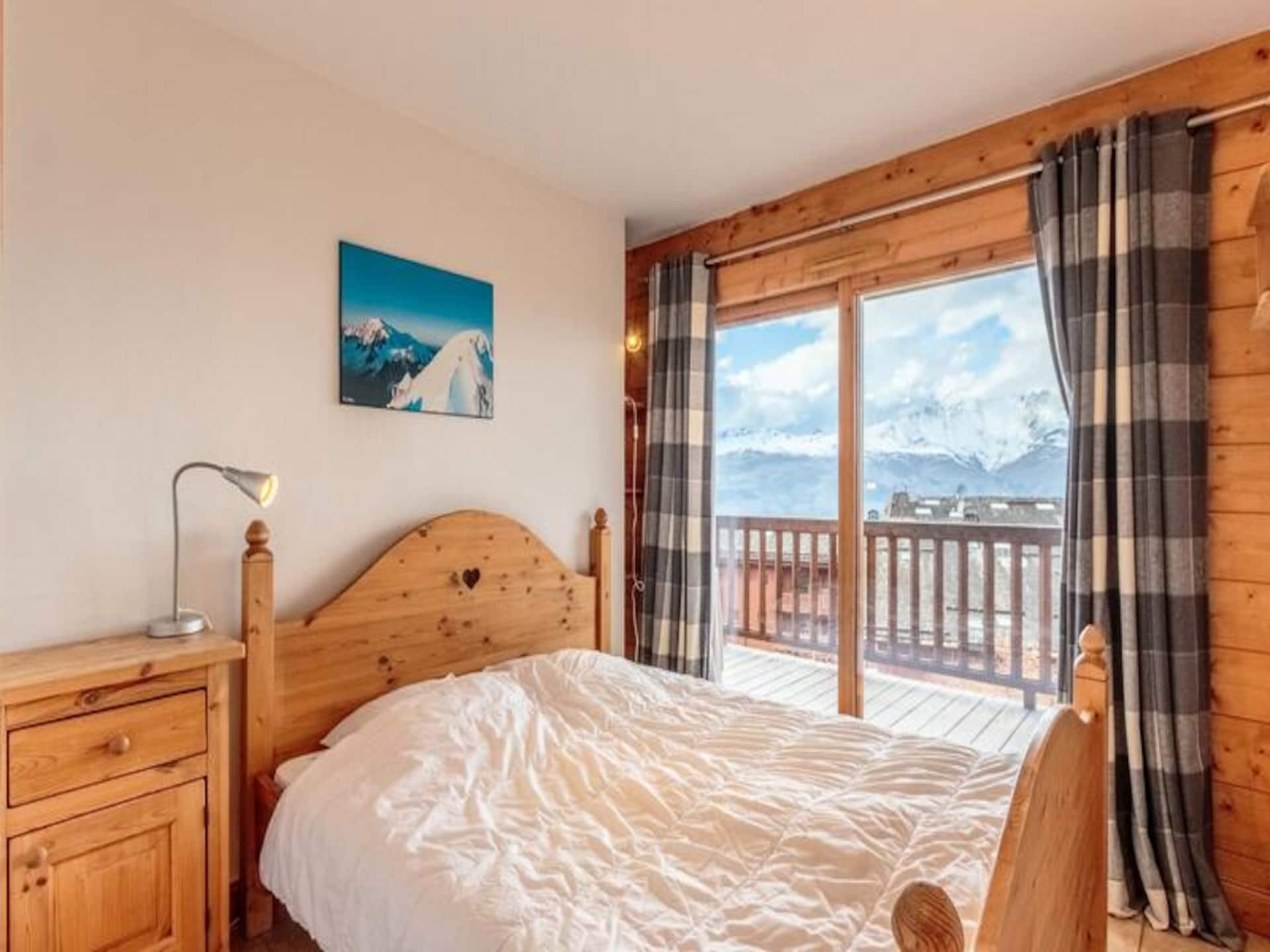 Ski-in/ski-out appartement Bourg St Maurice met Mont Blanc uitzicht en zwembad - foto 17