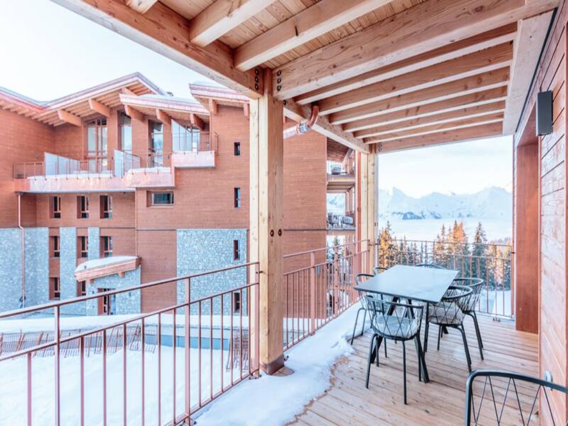 Luxe appartement Les Cristaux in Arc 1800 met spa en panoramisch uitzicht - foto 19