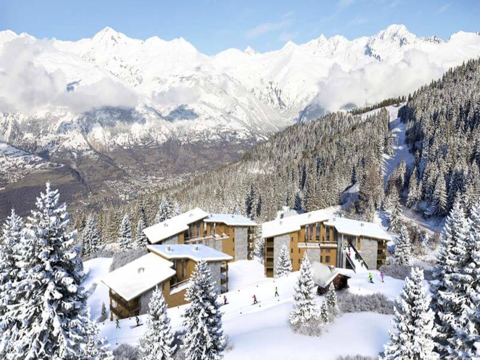 Luxe appartement Les Cristaux in Arc 1800 met spa en panoramisch uitzicht - foto 35