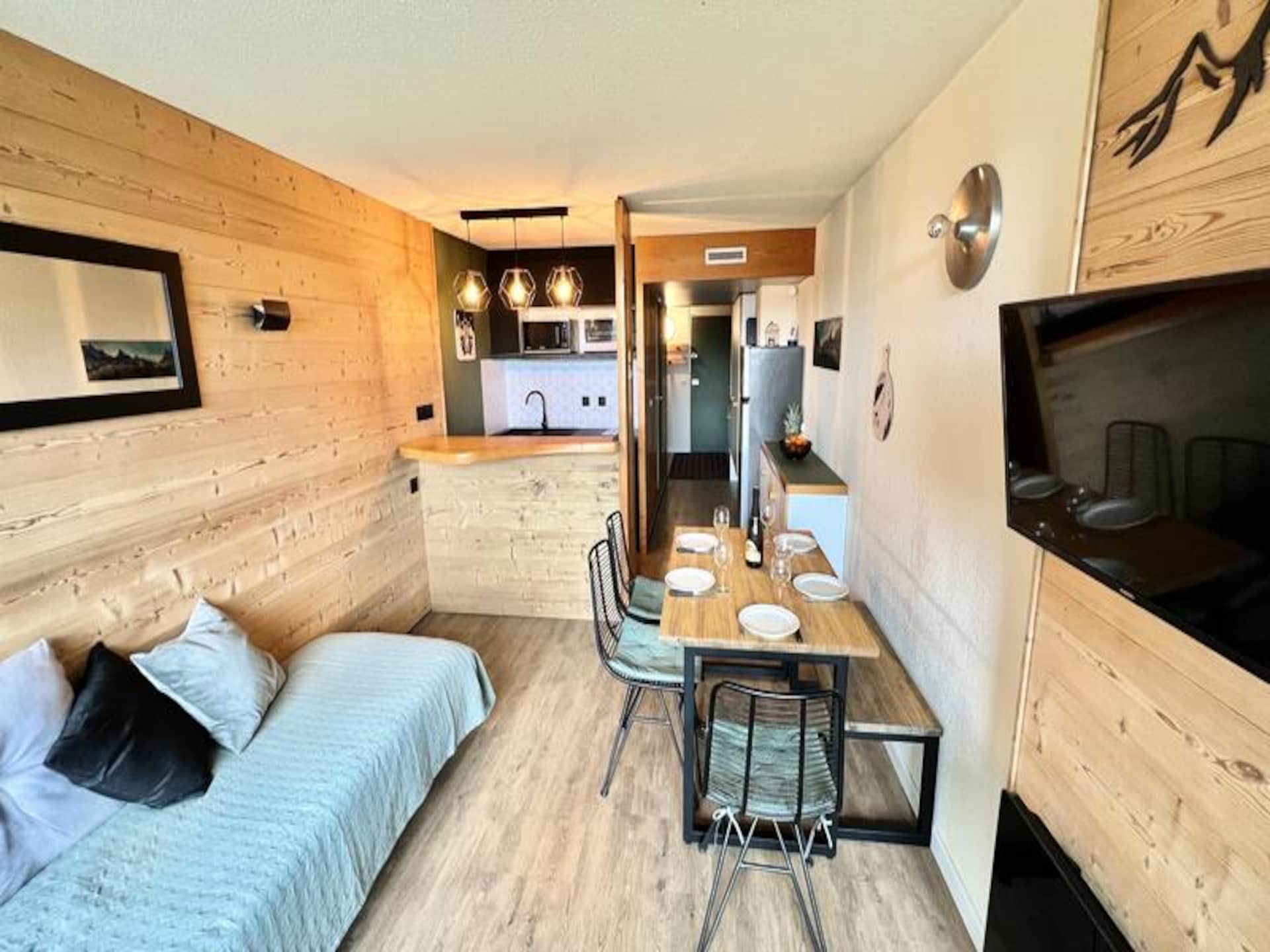 Modern appartement in Bourg St Maurice met uitzicht op Mont Blanc · 5 pers. - foto 8