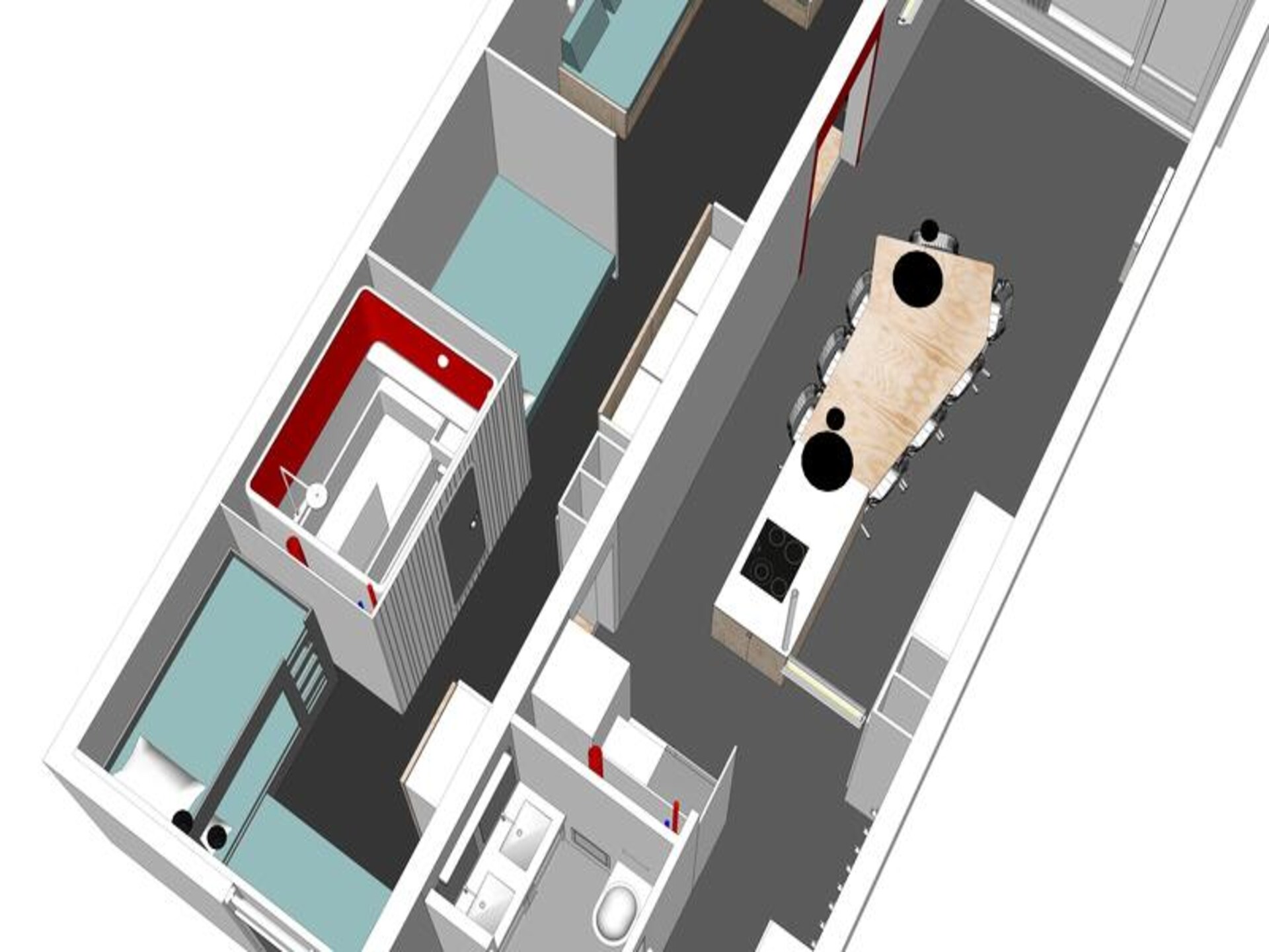 Appartement op de 15e verdieping met uitzicht op de pistes en Mont Blanc - foto 16