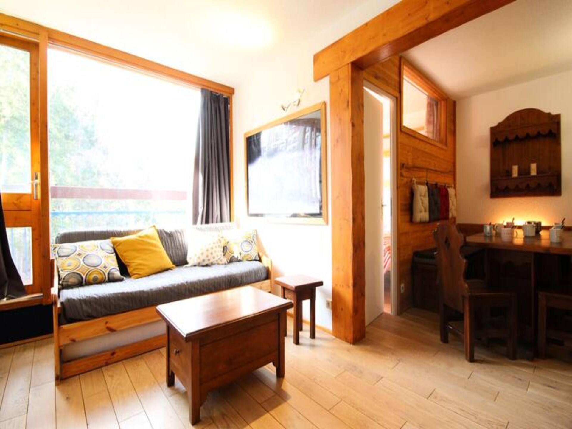 Appartement Résidence Miravidi: 7-persoons appartement met Mont Blanc uitzicht in Les Arcs 1800 - foto 9