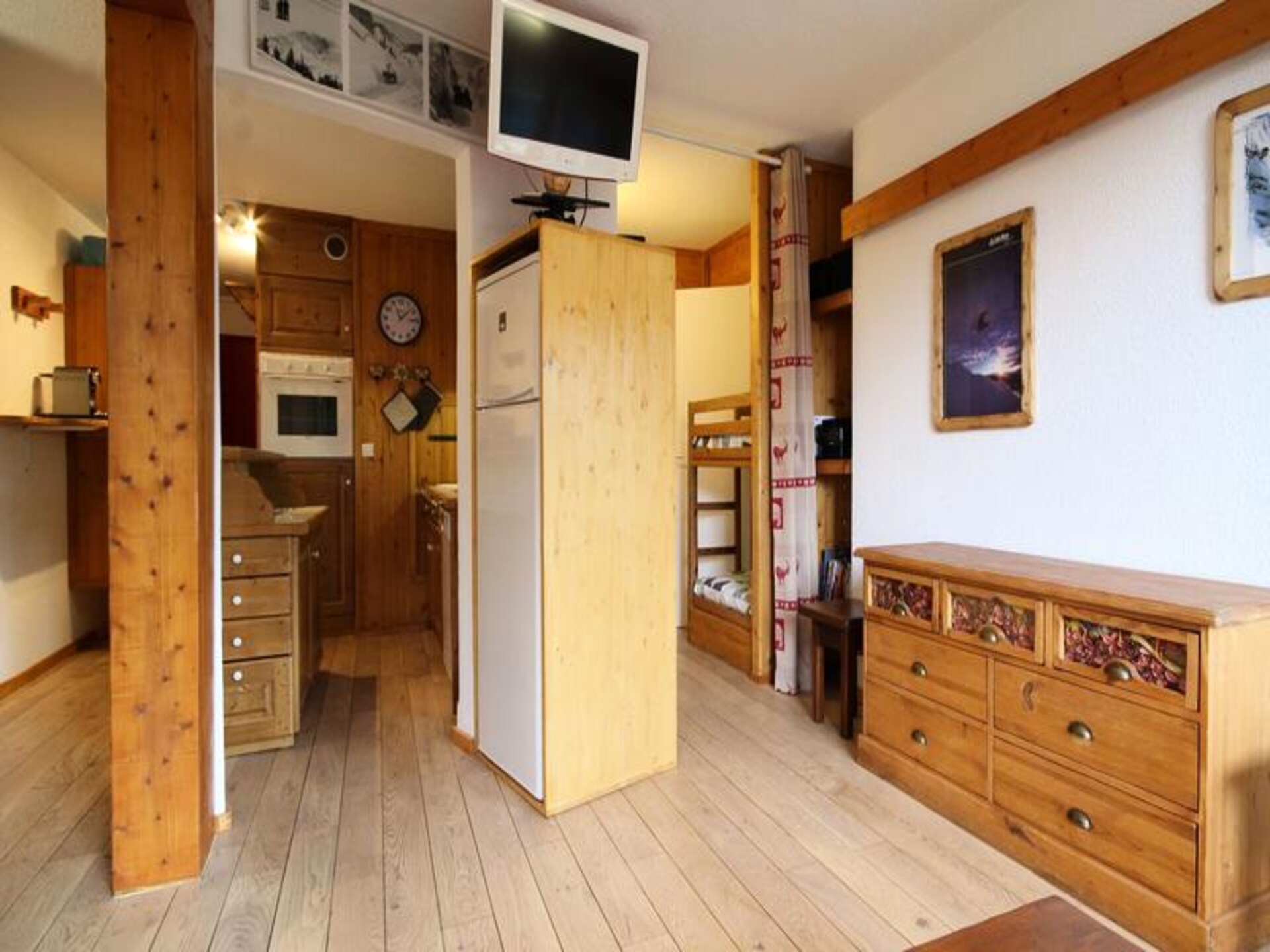 Appartement Résidence Miravidi: 7-persoons appartement met Mont Blanc uitzicht in Les Arcs 1800 - foto 10