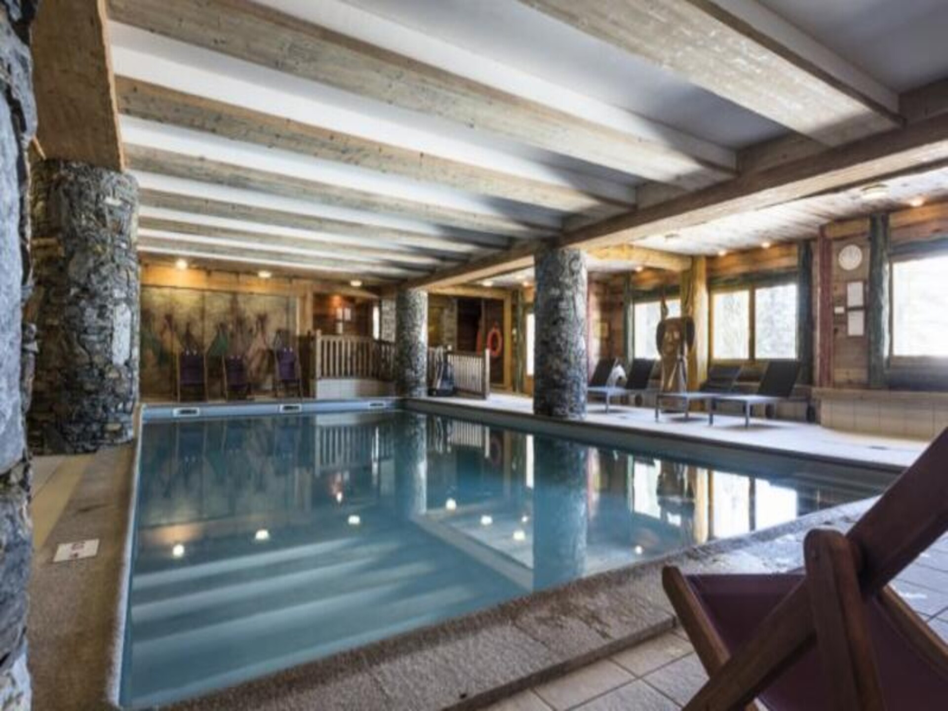 Appartement 6 pers. aan de piste in Bourg Saint Maurice met zwembad - foto 13
