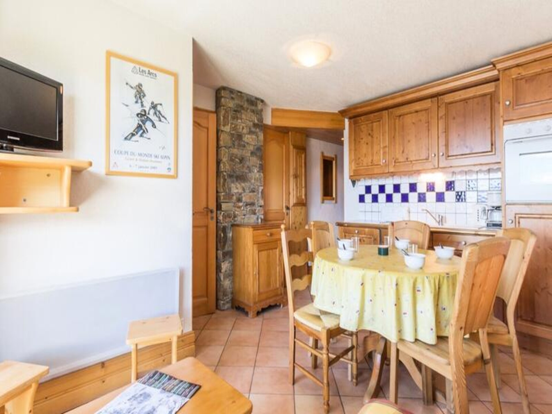 Knus ski-in, ski-out appartement op 50m van de lift in Bourg St Maurice - foto 14