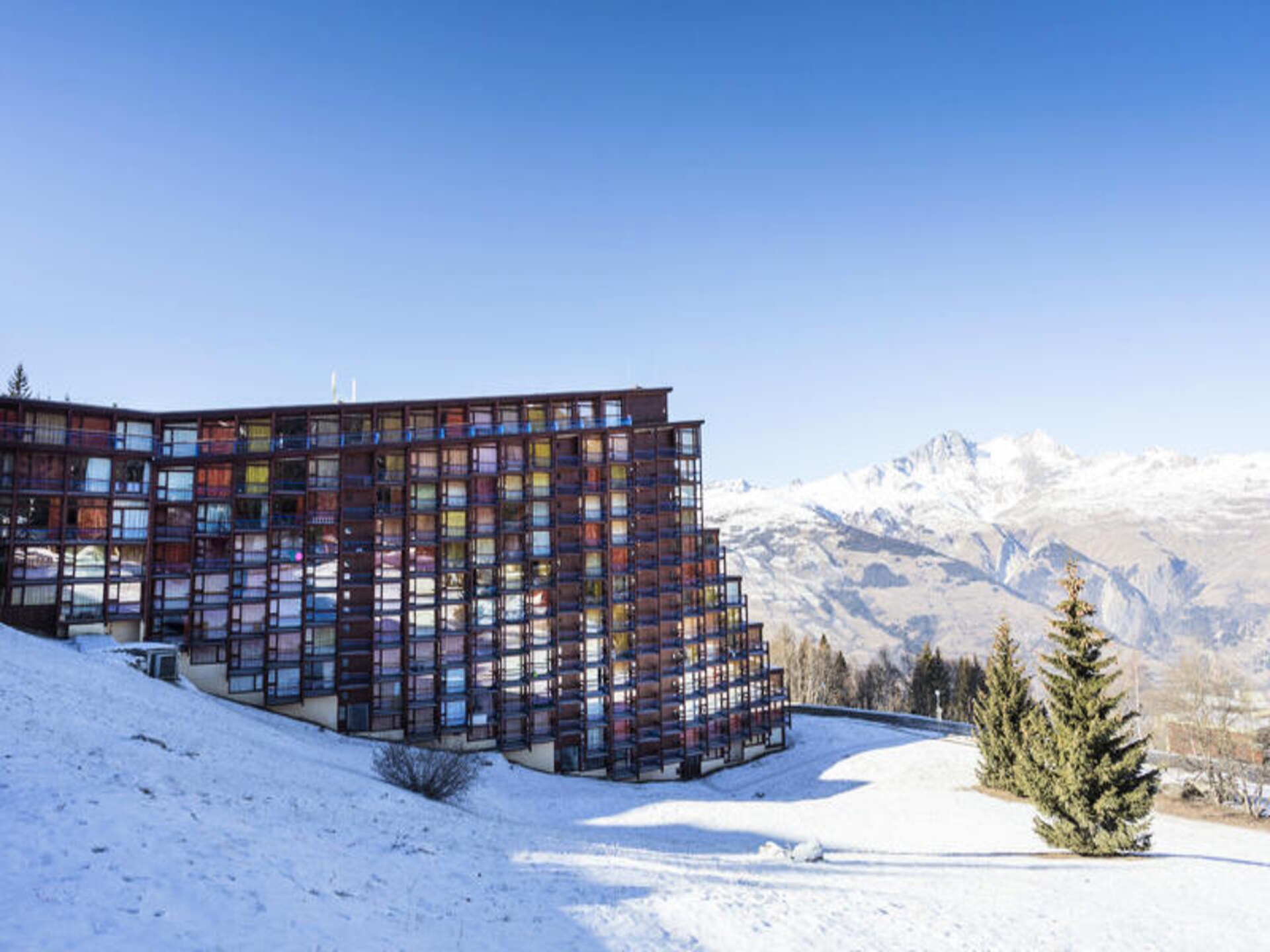Studio Arc 1800 met uitzicht op Mont Blanc, vlakbij de piste - foto 1