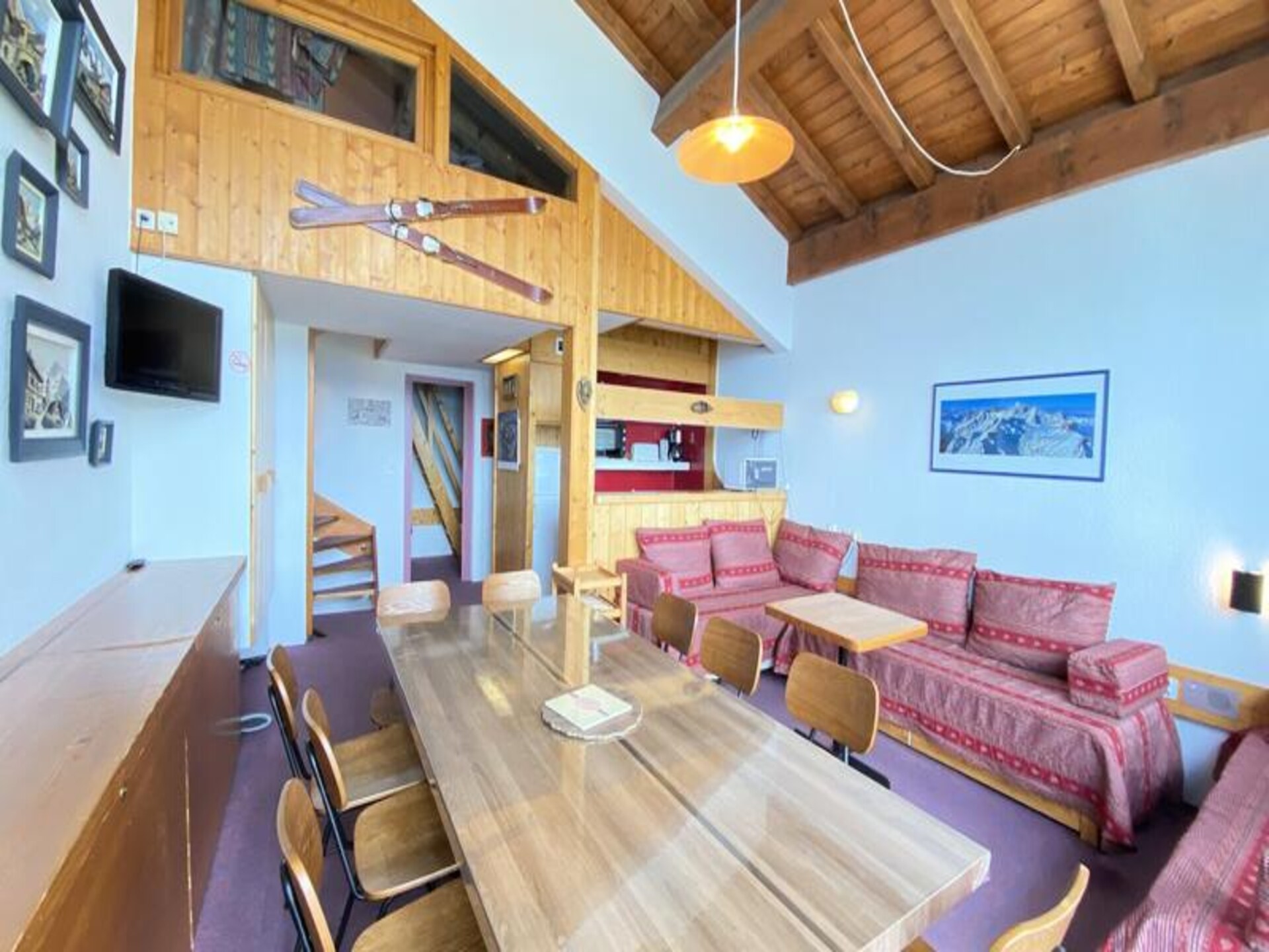 Duplexappartement voor 10 personen aan de piste in Les Arcs 1800 - foto 14