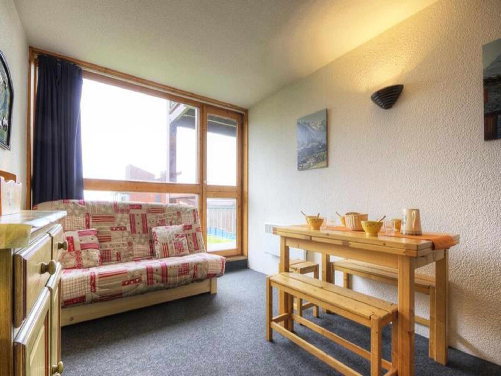 Appartement 33m² in Les Arcs 1800, direct aan de piste voor 5 personen - foto 18