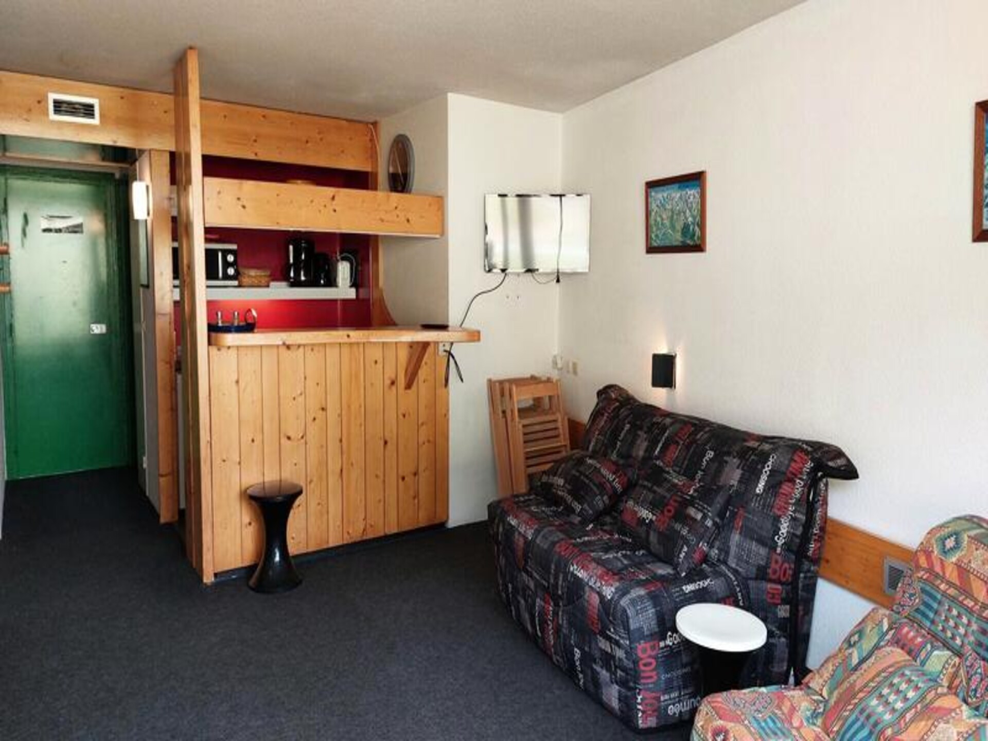 Appartement 5p, ski-in/ski-out Les Arcs 1800, balkon op pistes - foto 7