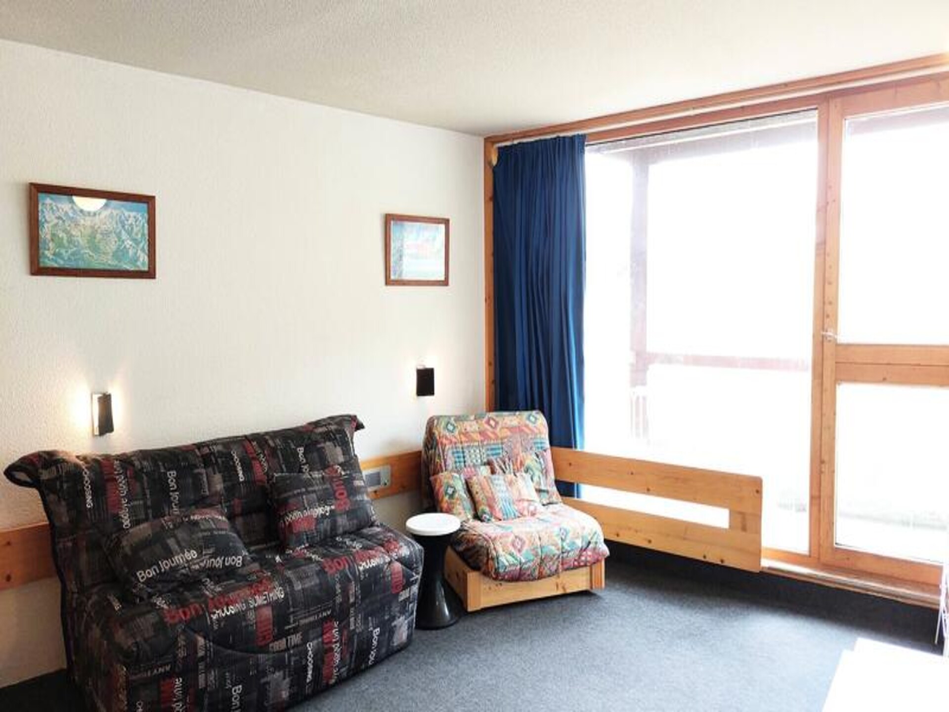 Appartement 5p, ski-in/ski-out Les Arcs 1800, balkon op pistes - foto 10