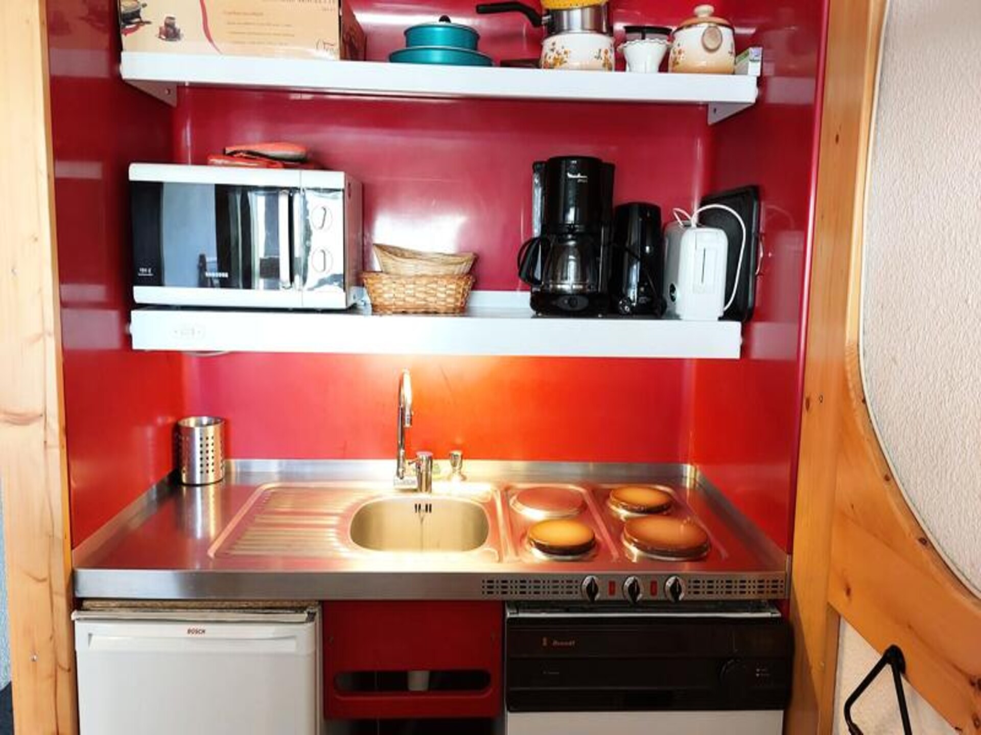 Appartement 5p, ski-in/ski-out Les Arcs 1800, balkon op pistes - foto 14