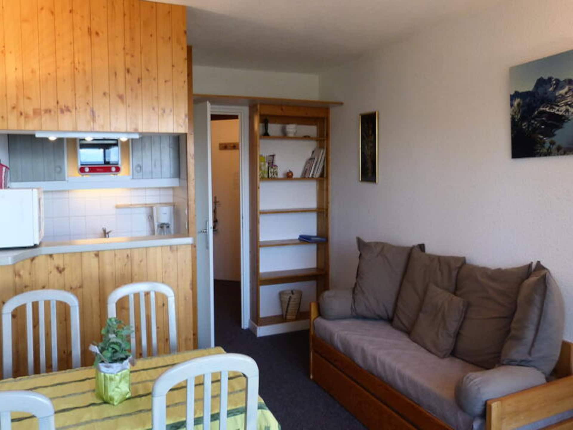 Knus appartement op 70m van de piste met balkon en panoramisch uitzicht in Arc 1800 - foto 10
