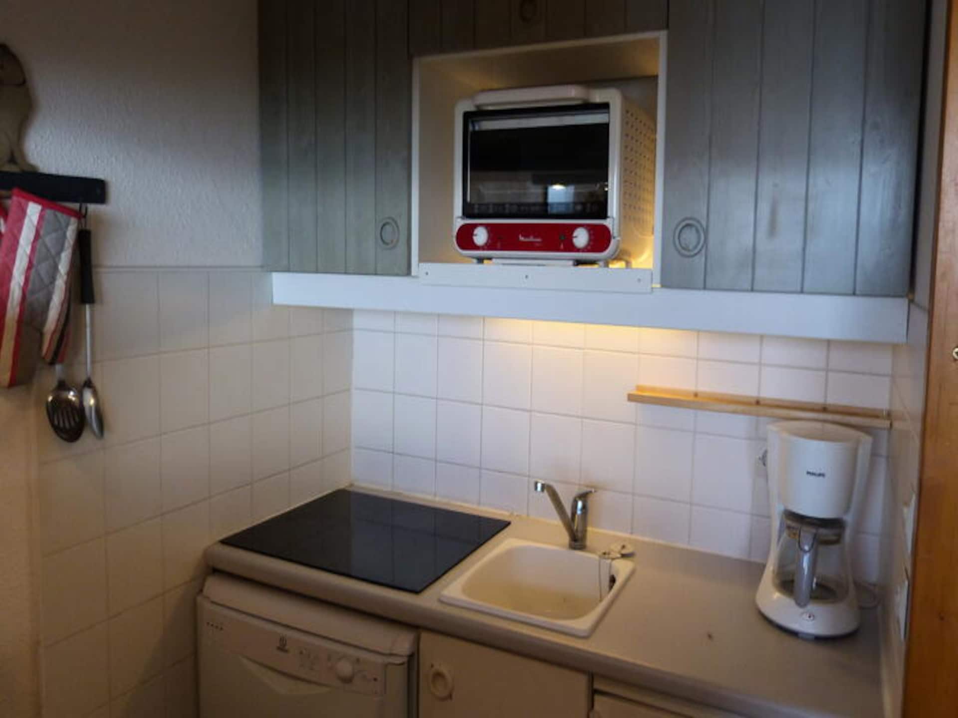 Knus appartement op 70m van de piste met balkon en panoramisch uitzicht in Arc 1800 - foto 16