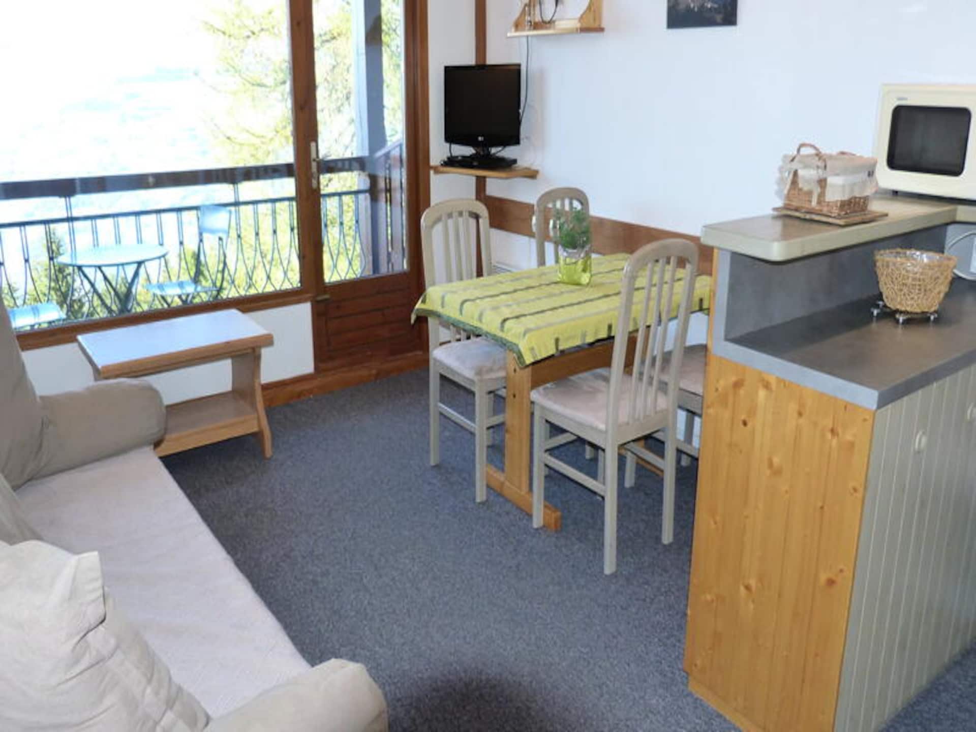Knus appartement op 70m van de piste met balkon en panoramisch uitzicht in Arc 1800 - foto 17
