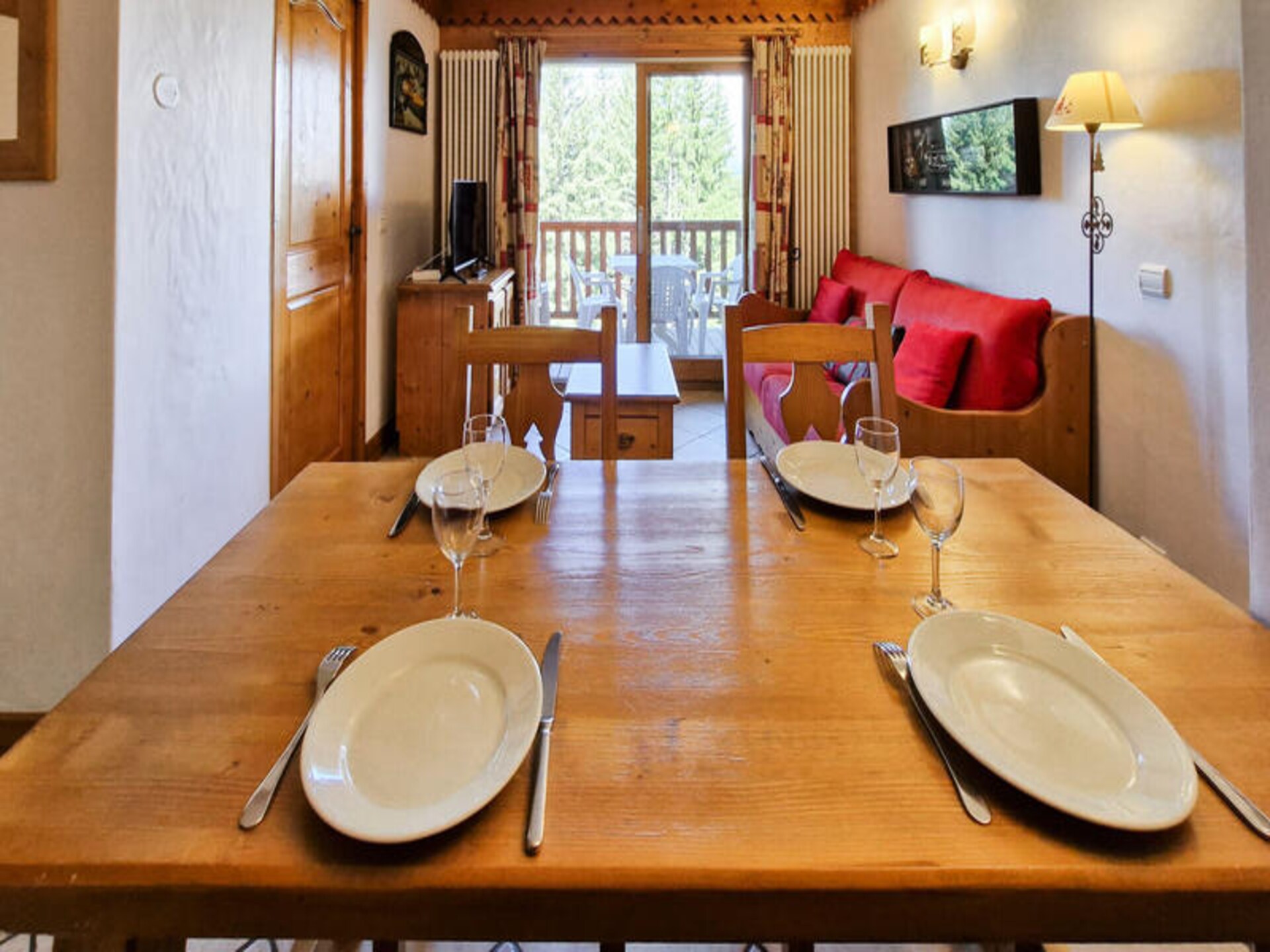 Appartement 6 pers. in Résidence Roselend met ski-in/ski-out en zwembad - foto 11
