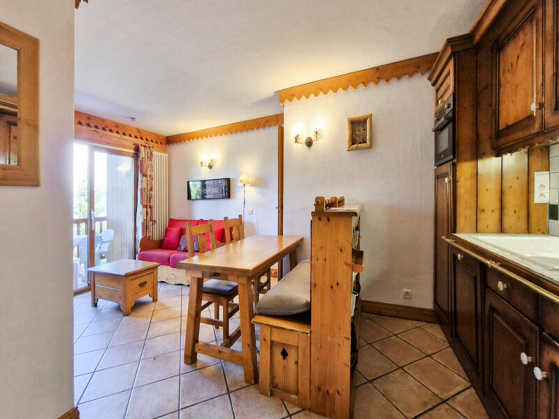 Appartement 6 pers. in Résidence Roselend met ski-in/ski-out en zwembad - foto 13