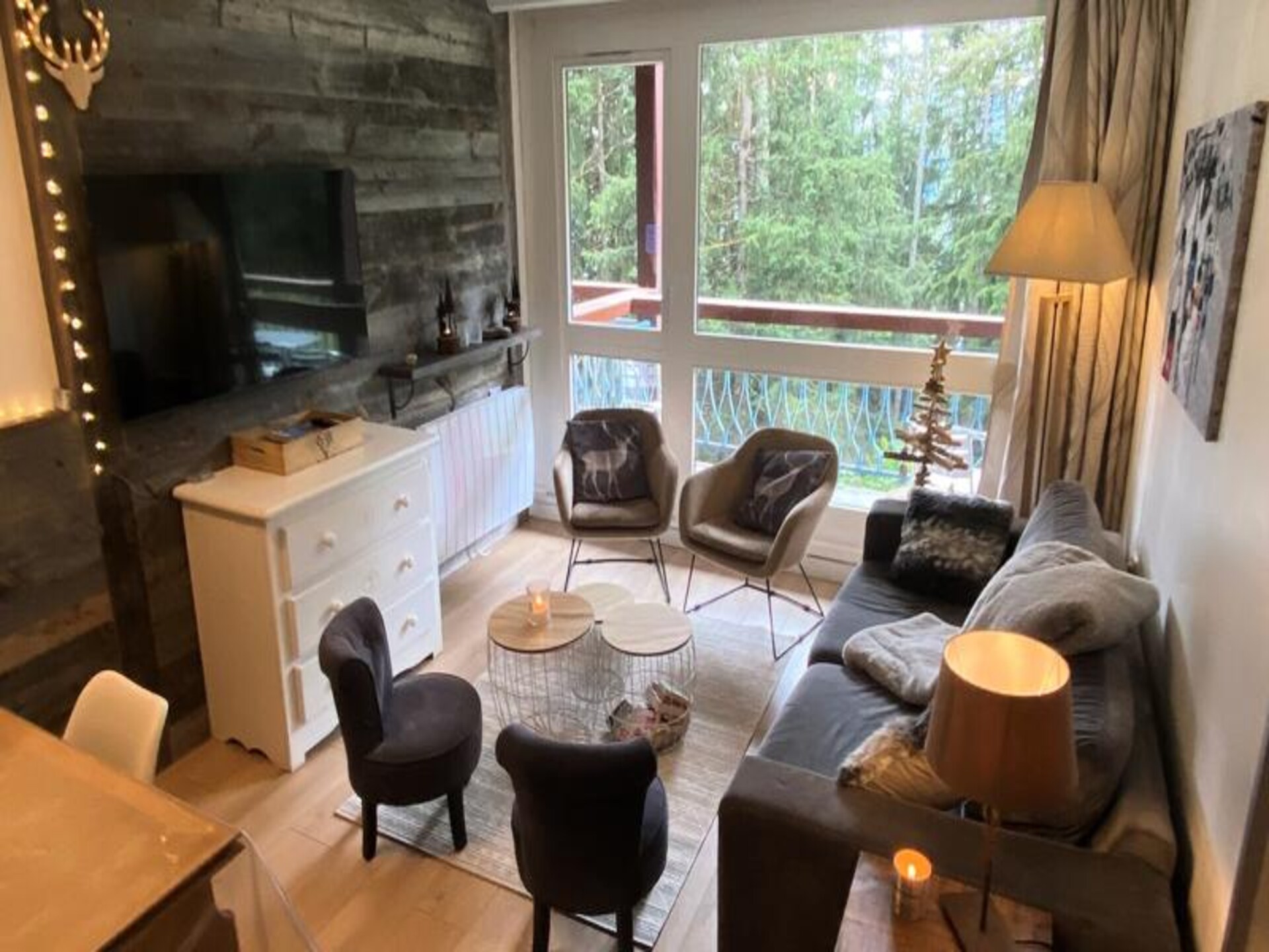 Ruim 8-persoons appartement op de piste in Les Arcs 1800 met panoramisch balkon - foto 5