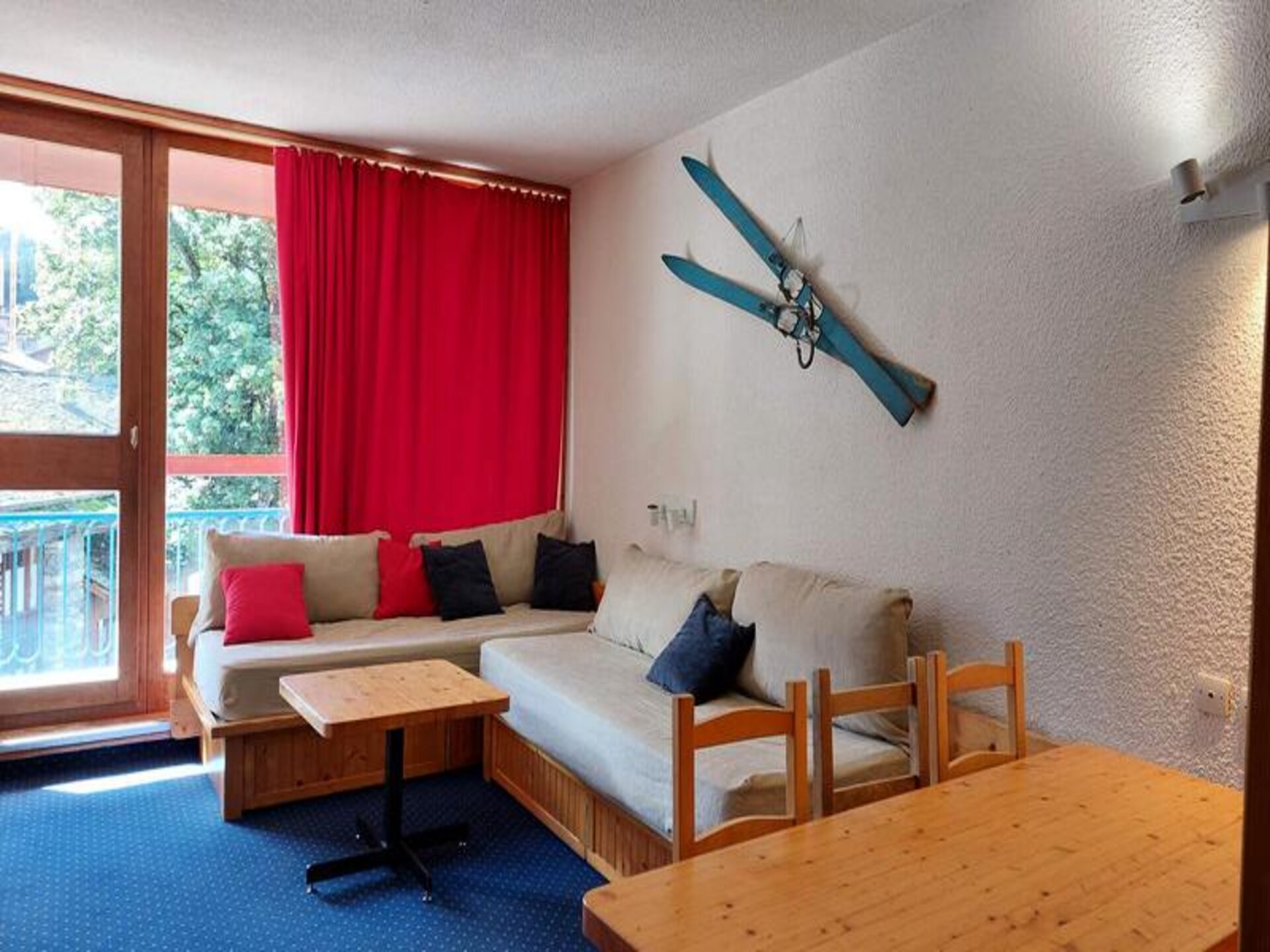 Knus appartement op de piste in Les Arcs 1800 met panoramisch bergzicht - foto 9