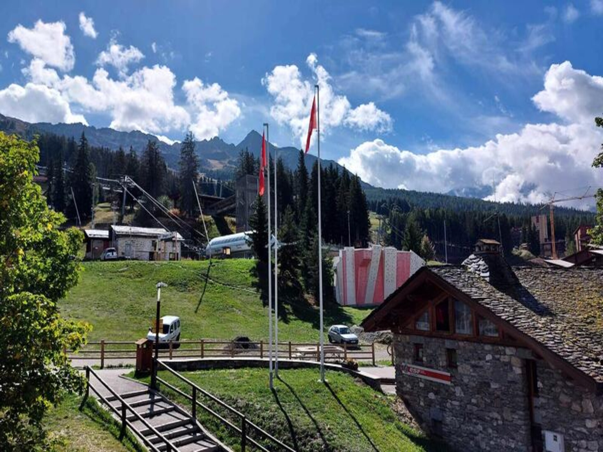 Knus appartement op de piste in Les Arcs 1800 met panoramisch bergzicht - foto 13