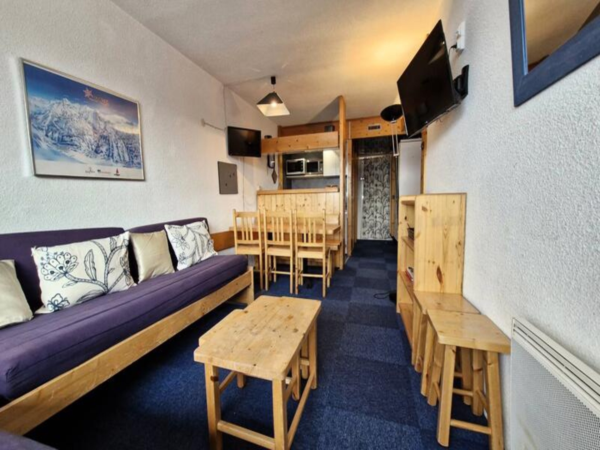 Alpenappartement 6p met balkon, direct aan de piste in Les Arcs 1800 - foto 9