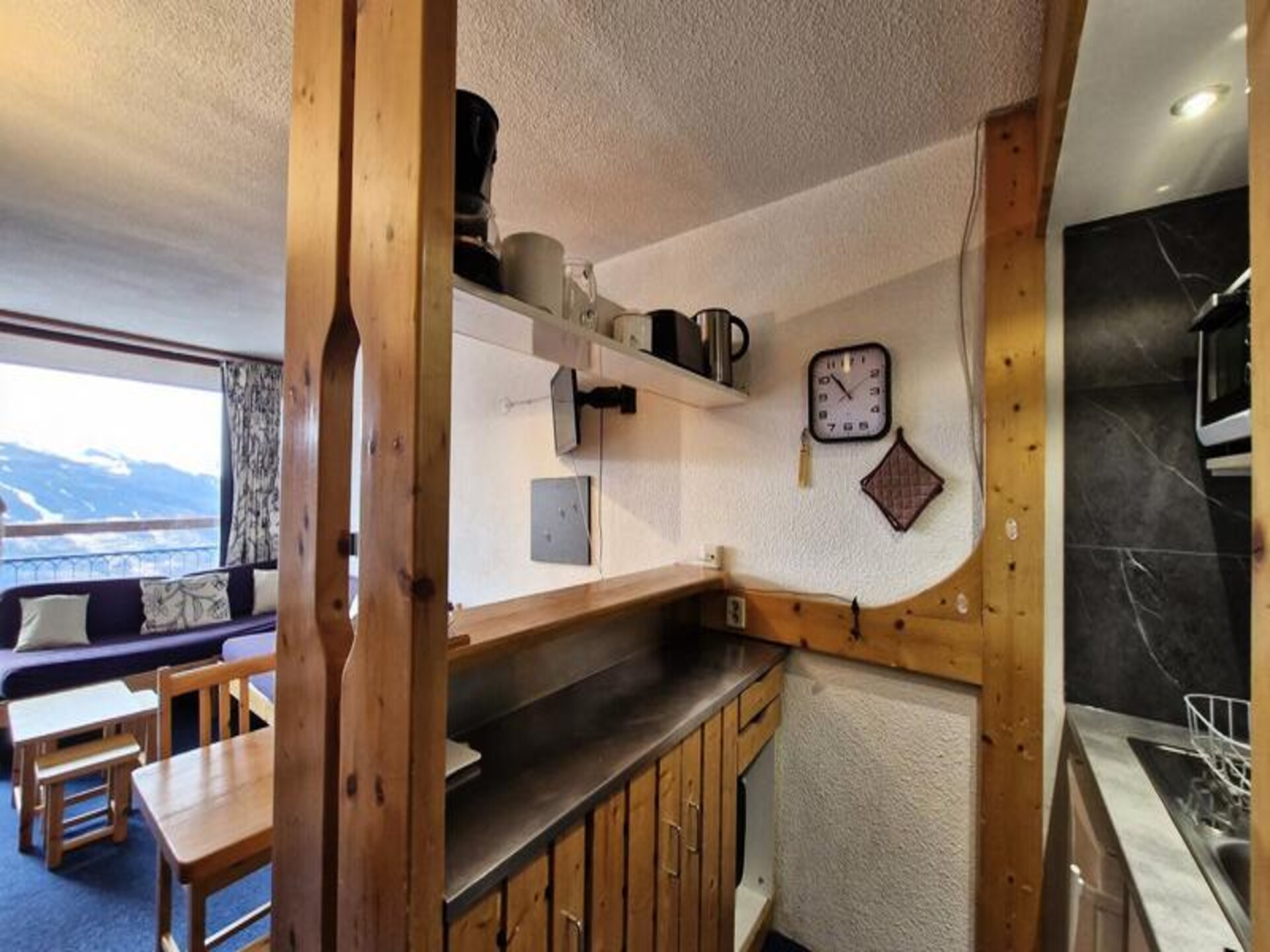 Alpenappartement 6p met balkon, direct aan de piste in Les Arcs 1800 - foto 16