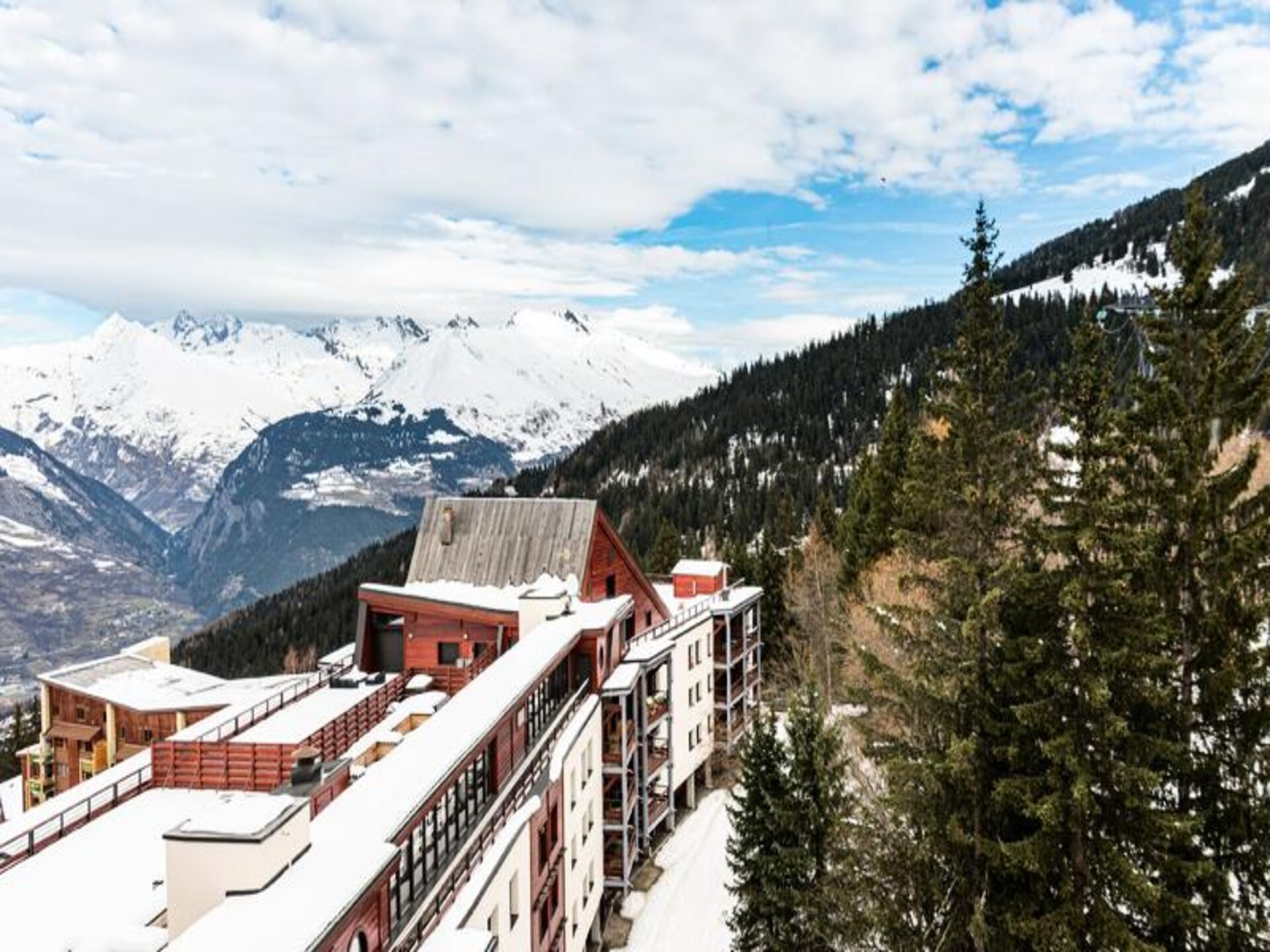 Rustiek appartement 8p met balkon op het bos in Les Arcs 1800 - foto 3