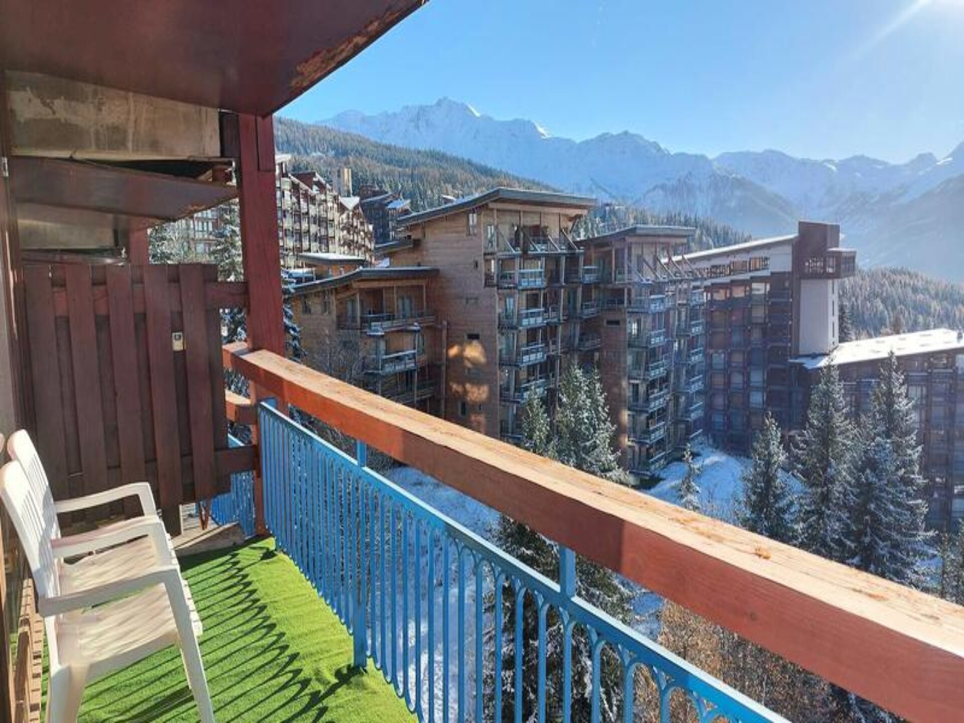 Zonnig appartement op 9e verdieping in Les Arcs 1800, direct bij de skilift - foto 12