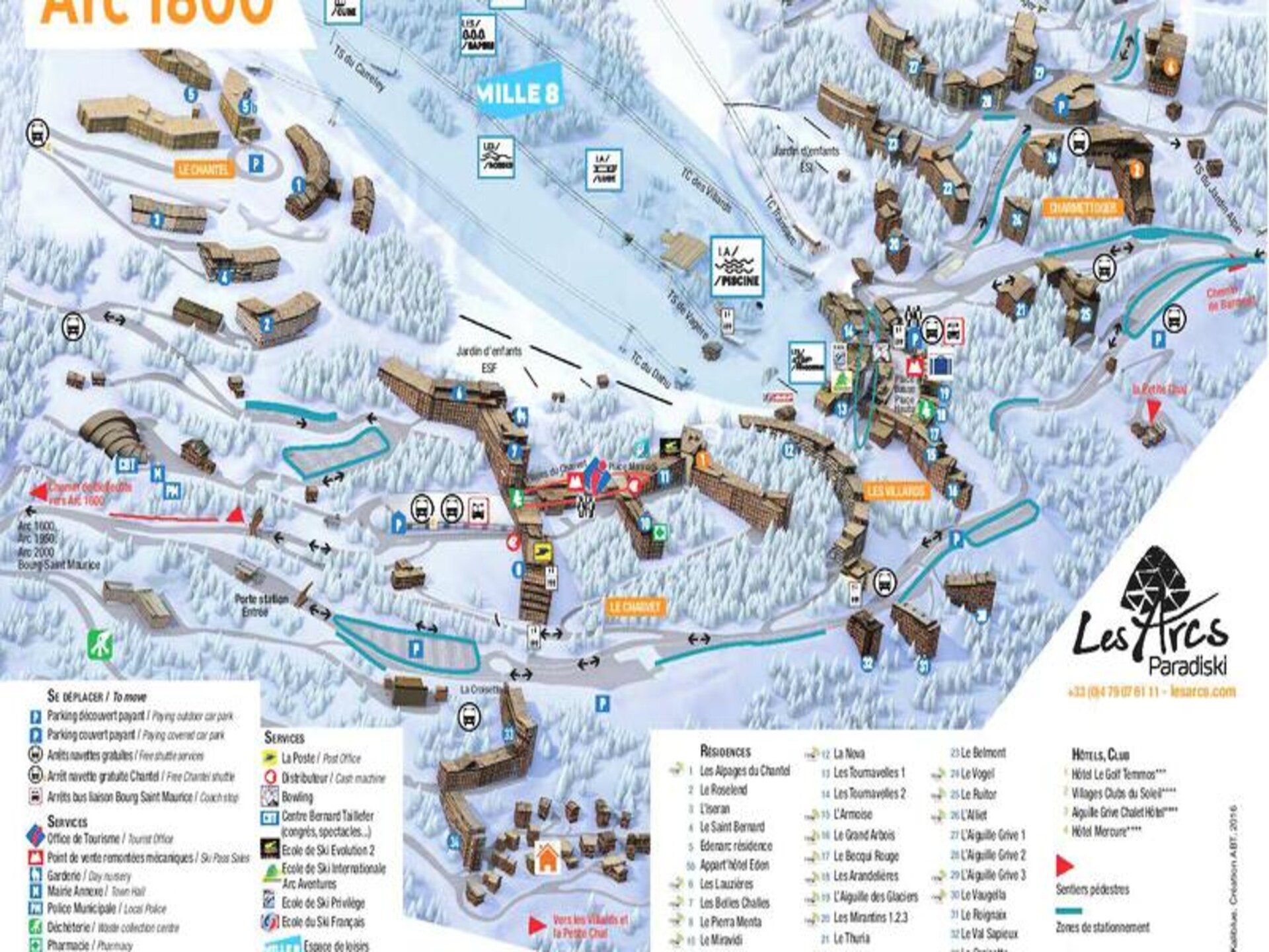 Zonnig appartement op 9e verdieping in Les Arcs 1800, direct bij de skilift - foto 20