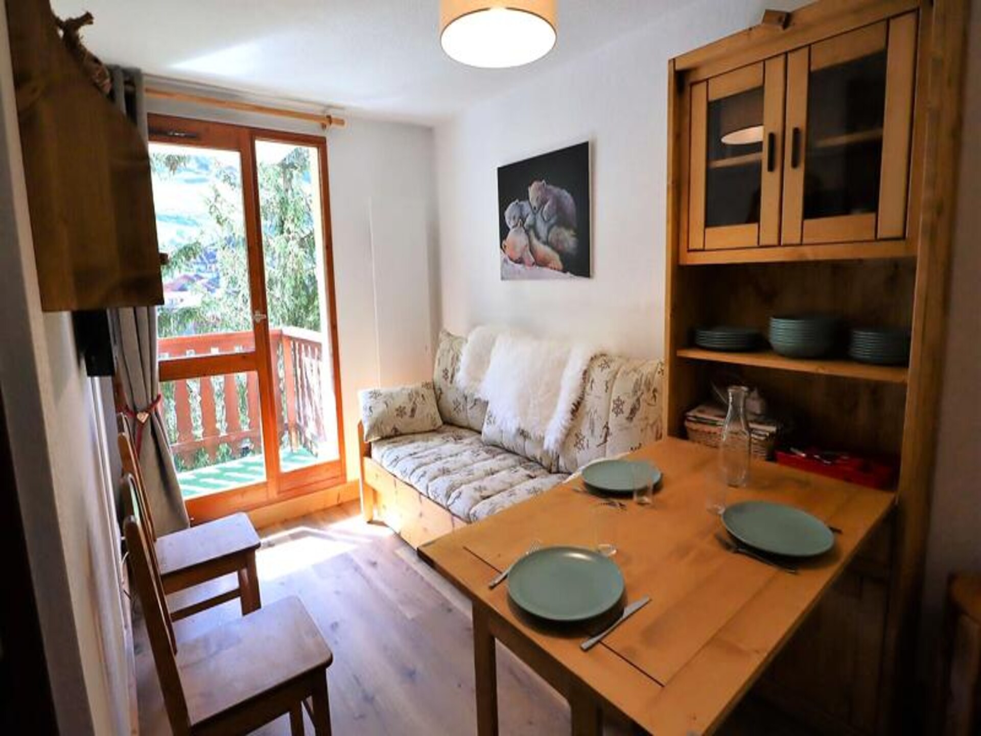 Knus gerenoveerd appartement met balkon en zwembad in Arêches-Beaufort - foto 8