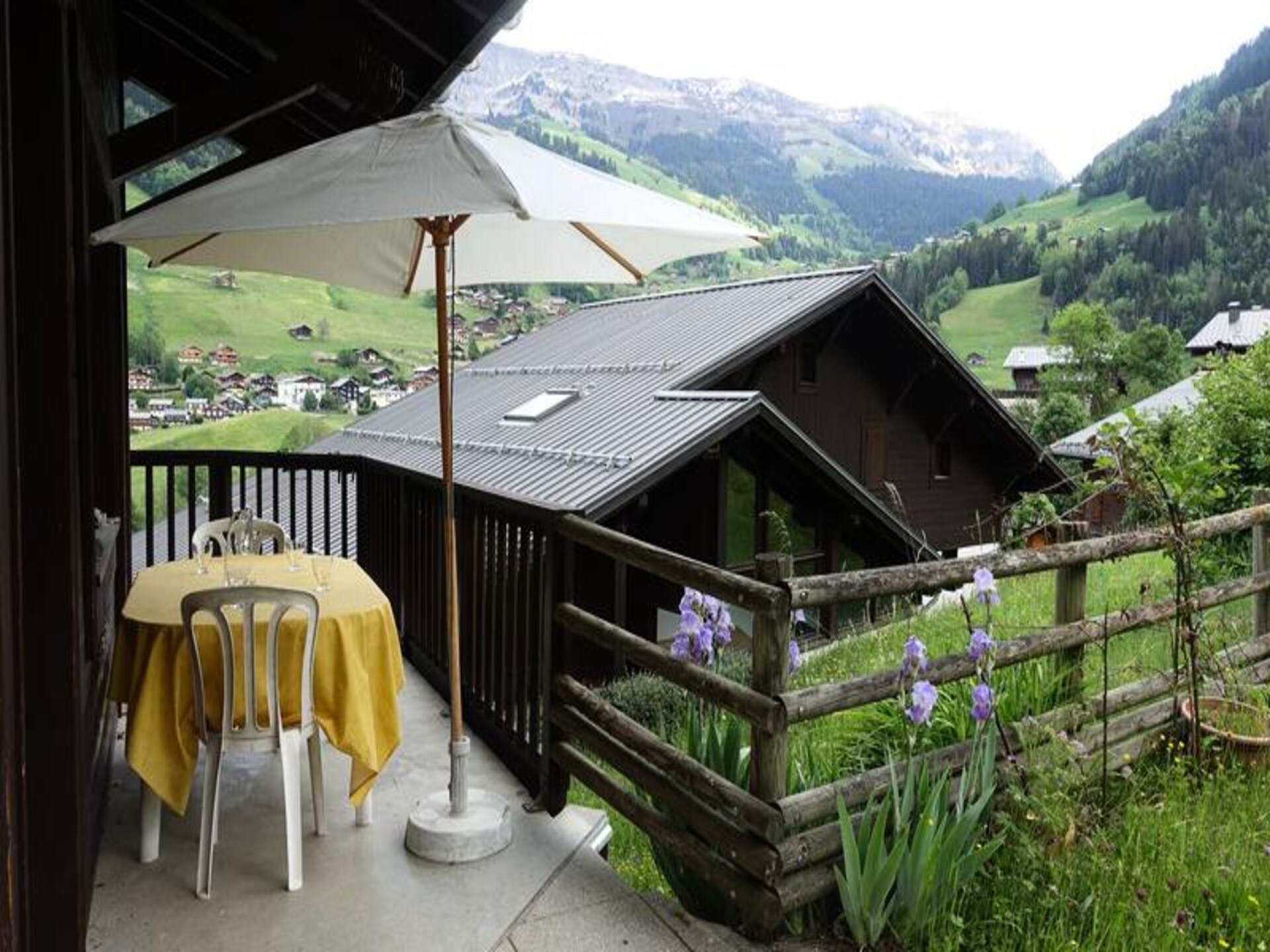 Ruime duplex voor 9 personen met tuin en uitzicht op de Alpen in Beaufort - foto 9