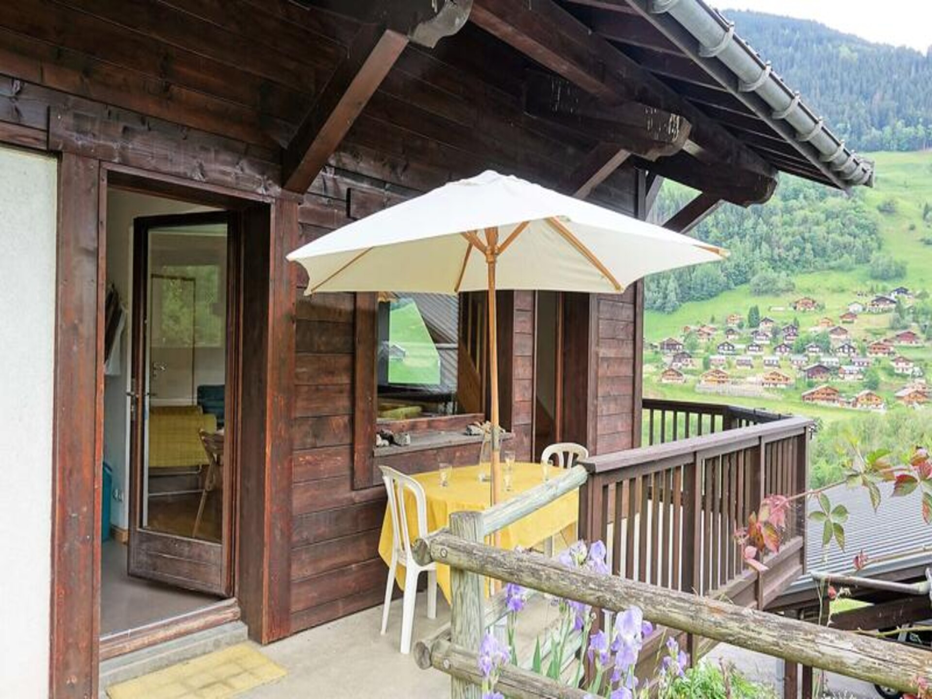 Ruime duplex voor 9 personen met tuin en uitzicht op de Alpen in Beaufort - foto 10