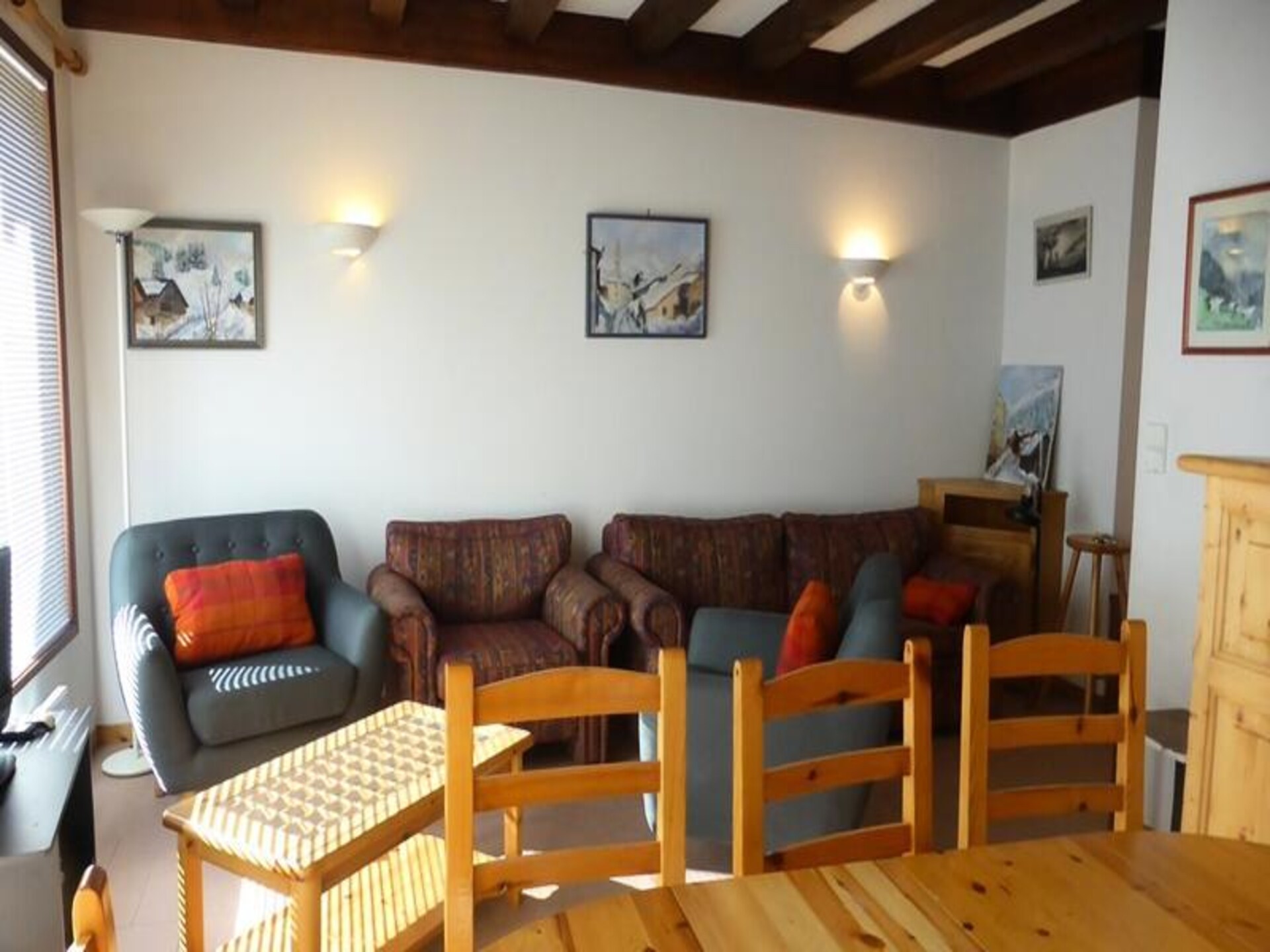 Zonnig appartement in Arêches-Beaufort, direct aan de piste - foto 2