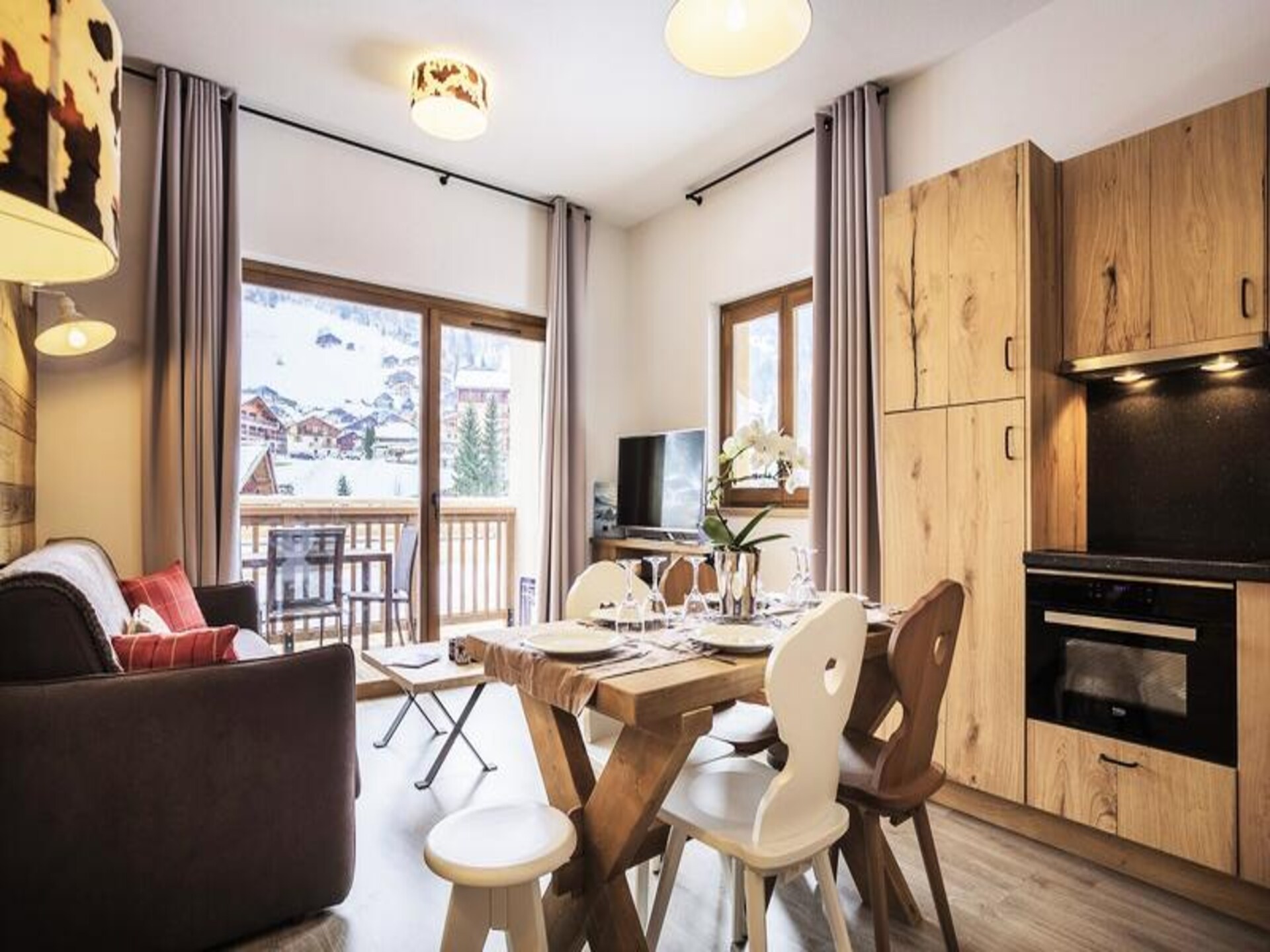 Rustiek appartement voor 6 in Beaufort, met zwembad en uitzicht op de Alpen - foto 19