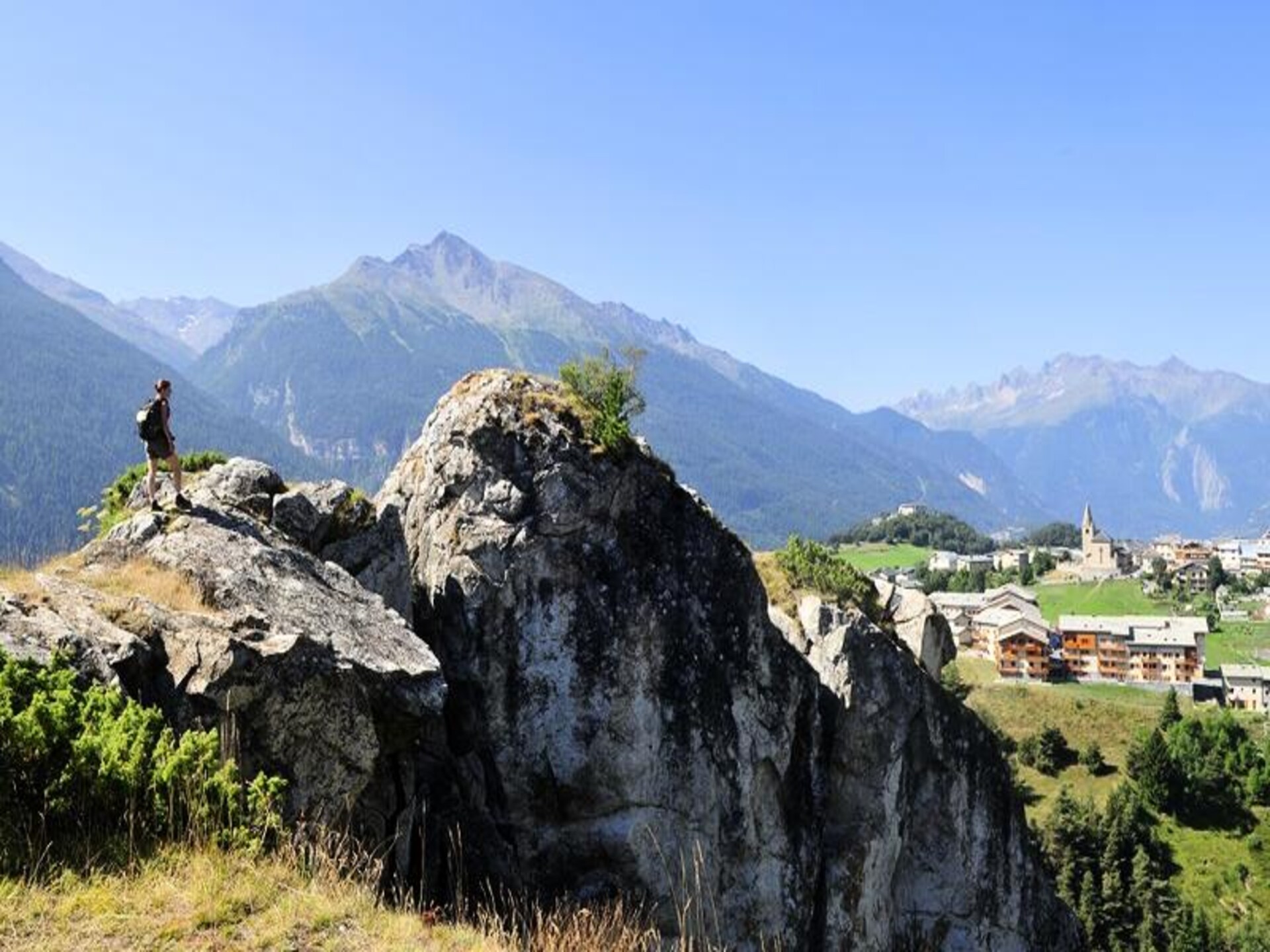Appartement 6p in Aussois met zwembad, sauna en uitzicht op de Alpen - foto 7