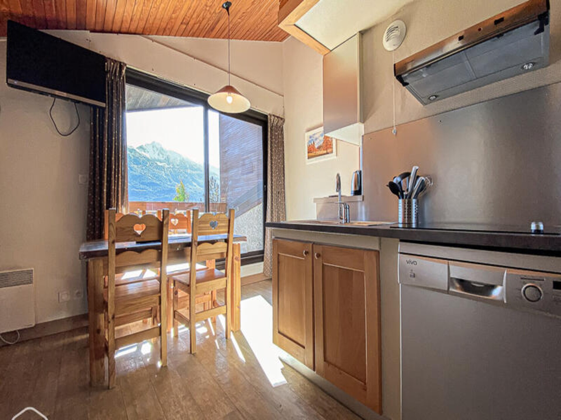 Knusse studio op 100m van de pistes met panoramisch bergzicht - foto 8