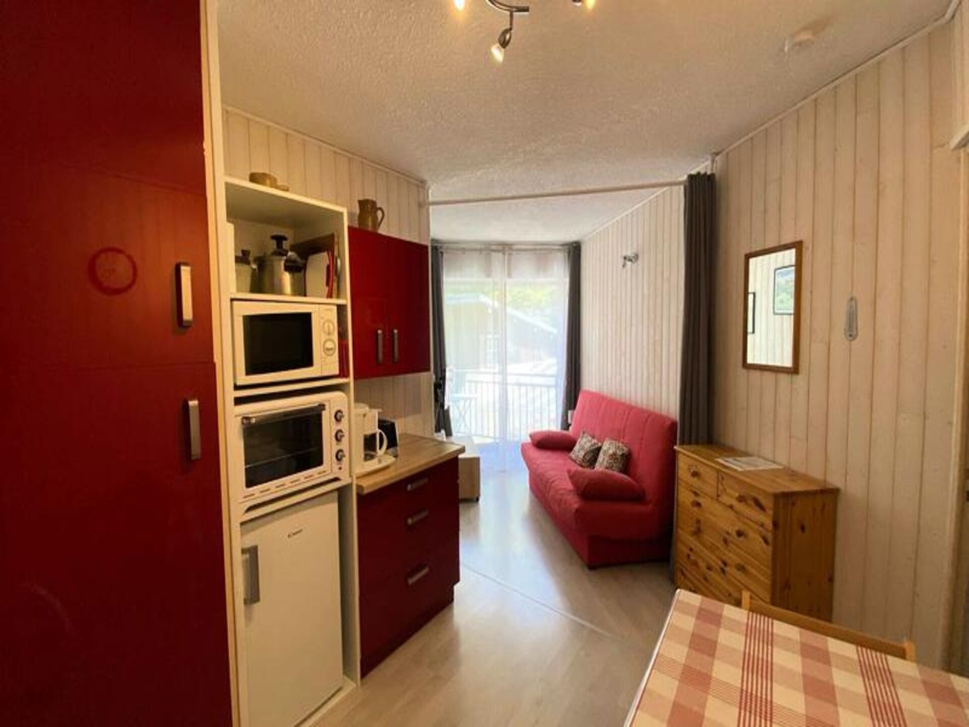 Knus appartement op het zuiden in Bareges met uitzicht op de Pyreneeën - foto 1