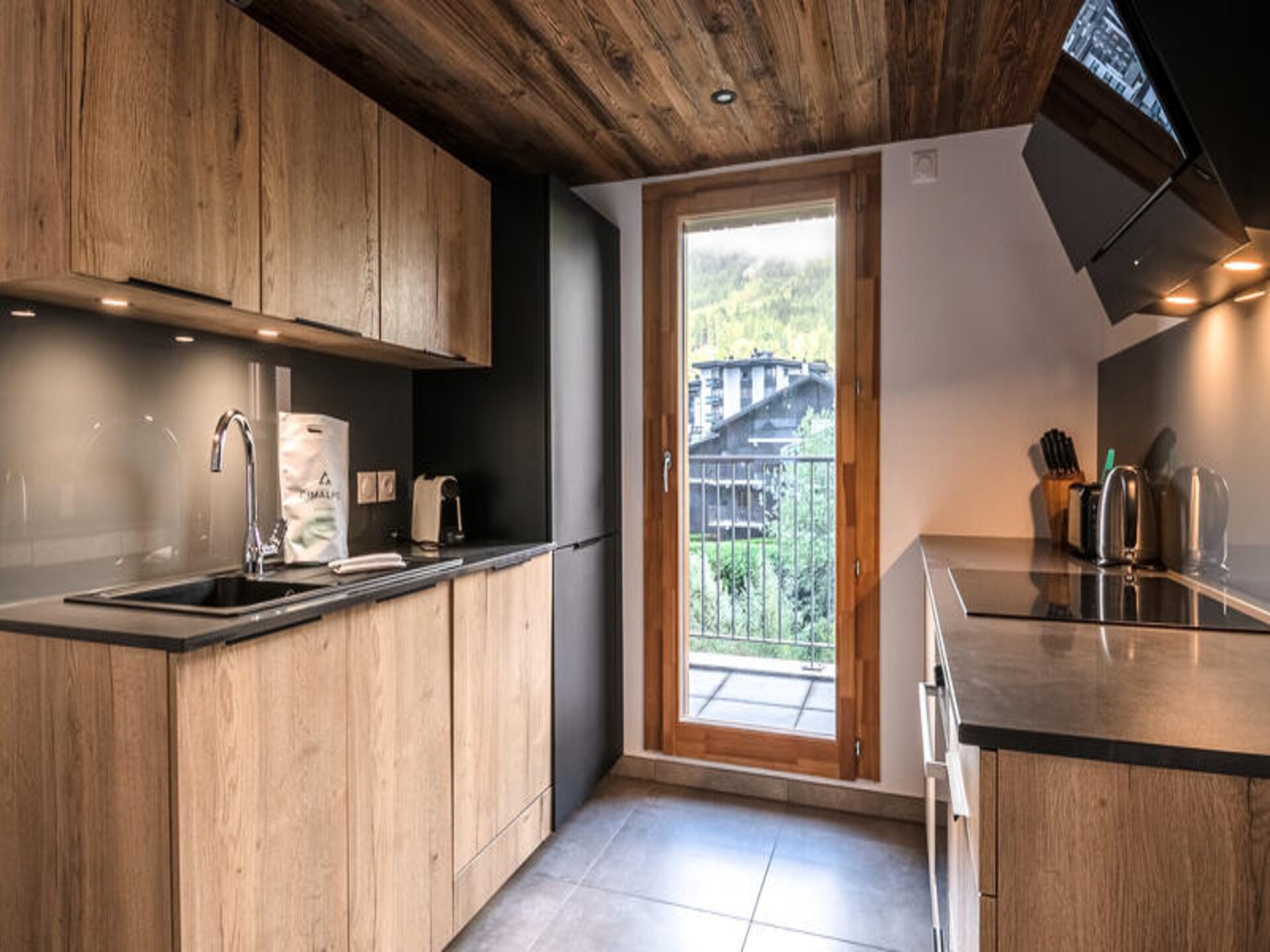 Duplex appartement in Chamonix met balkon aan rivier de Brévent, 77m², 6 pers. - foto 7