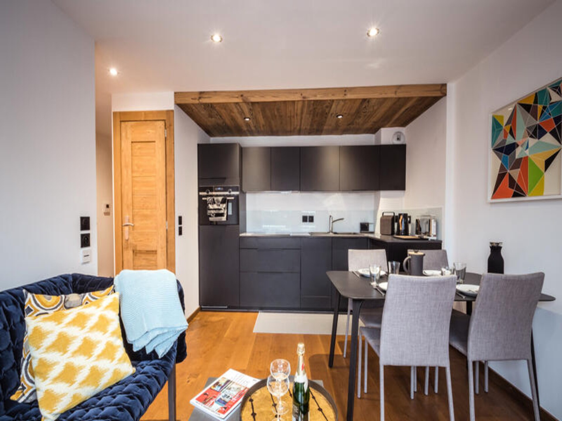 Knus appartement met balkon en zicht op Brévent in het hart van Chamonix - foto 17