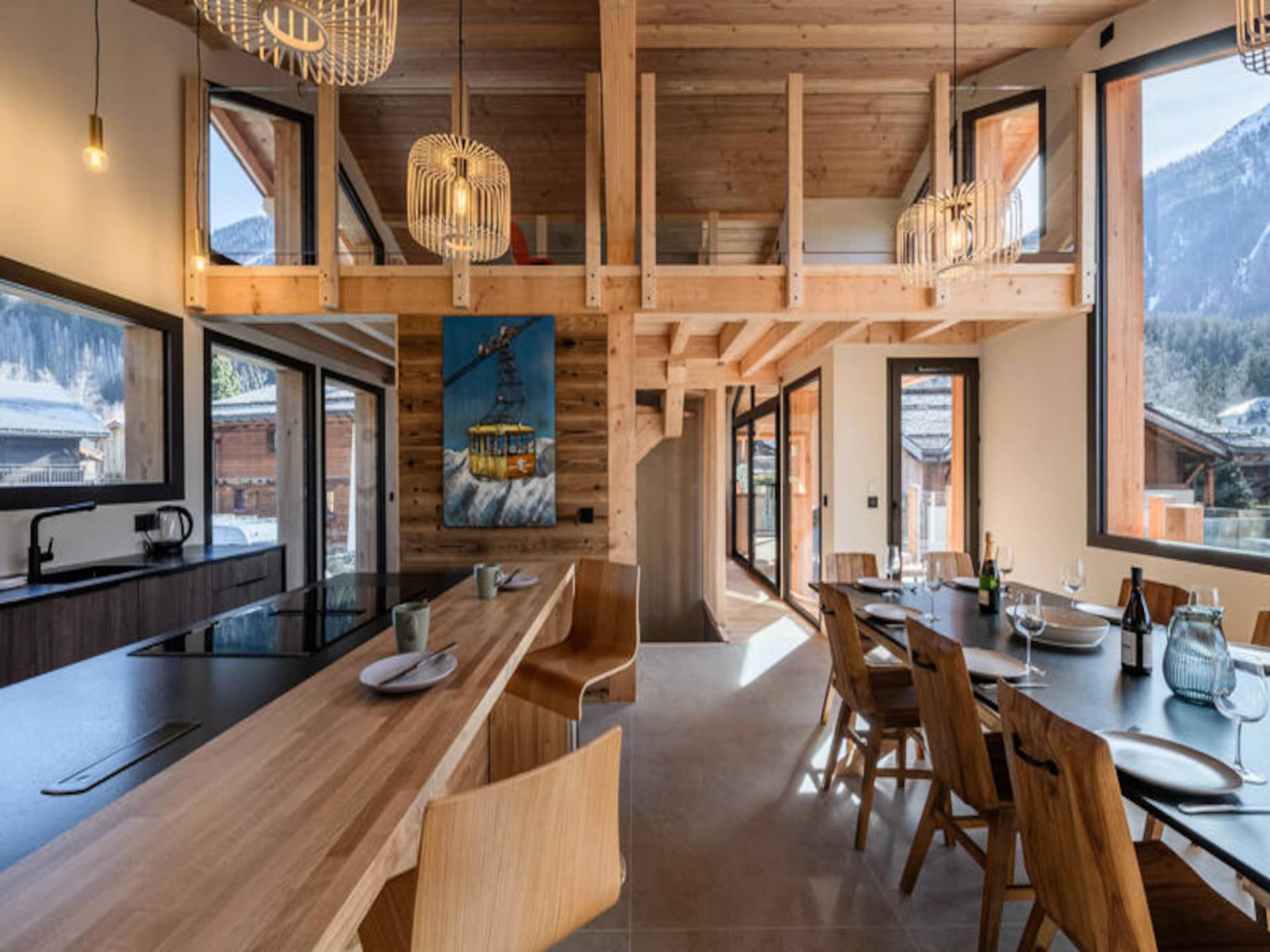 Ruim chalet in Chamonix met jacuzzi en Mont Blanc uitzicht - foto 7