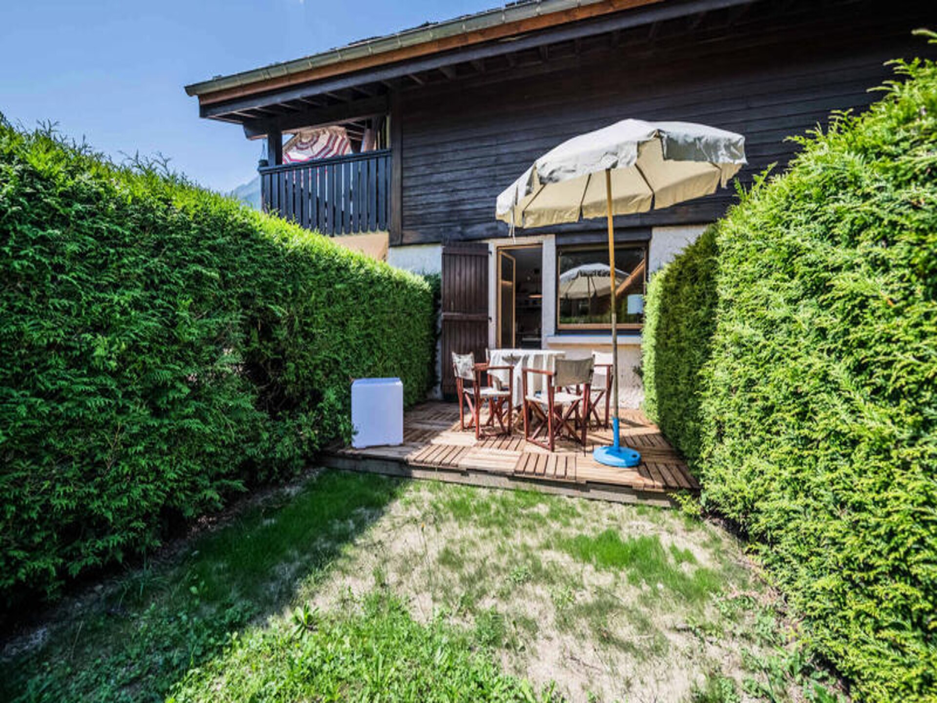 Knus appartement met tuin en uitzicht op Les Drus in Chamonix - foto 10