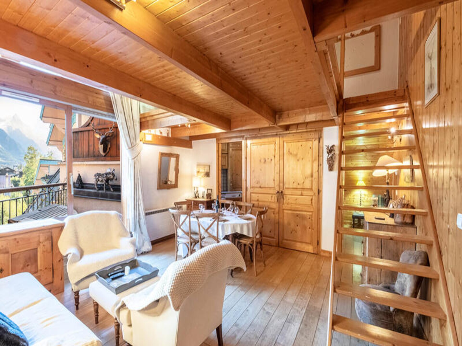 Stijlvol appartement in Chamonix met panoramisch uitzicht op de Mont Blanc - foto 7