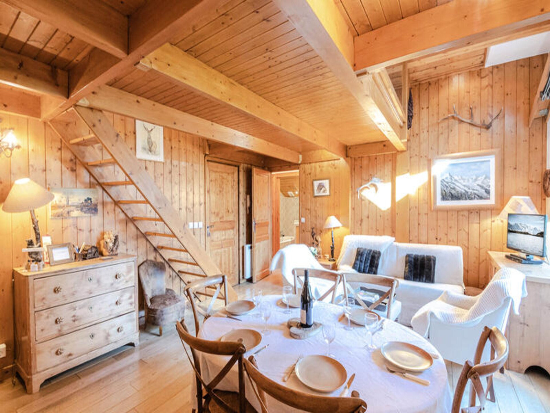 Stijlvol appartement in Chamonix met panoramisch uitzicht op de Mont Blanc - foto 9