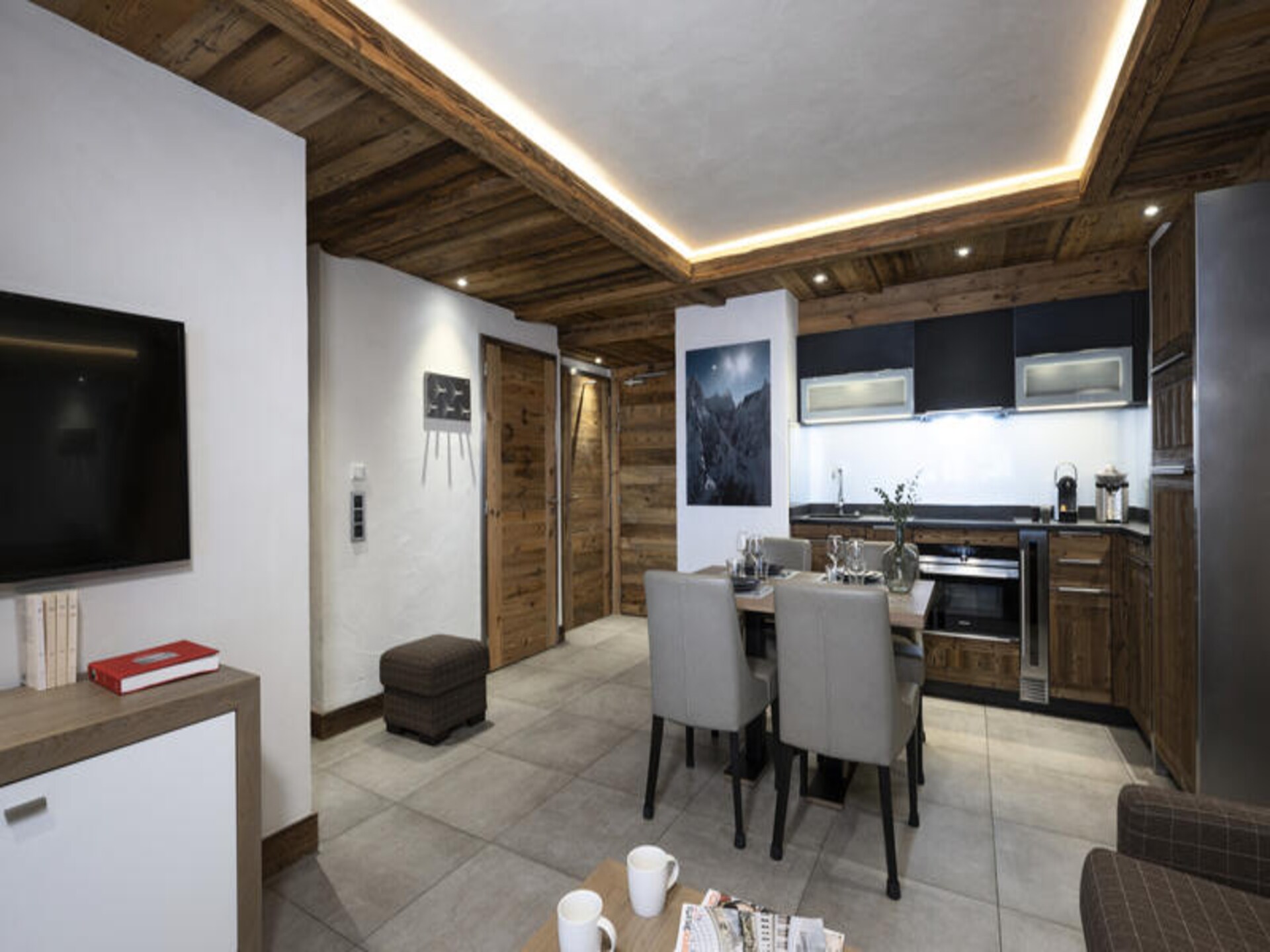 Luxe 5-sterren appartement in Chamonix, 50m van de Aiguille du Midi kabelbaan - foto 13