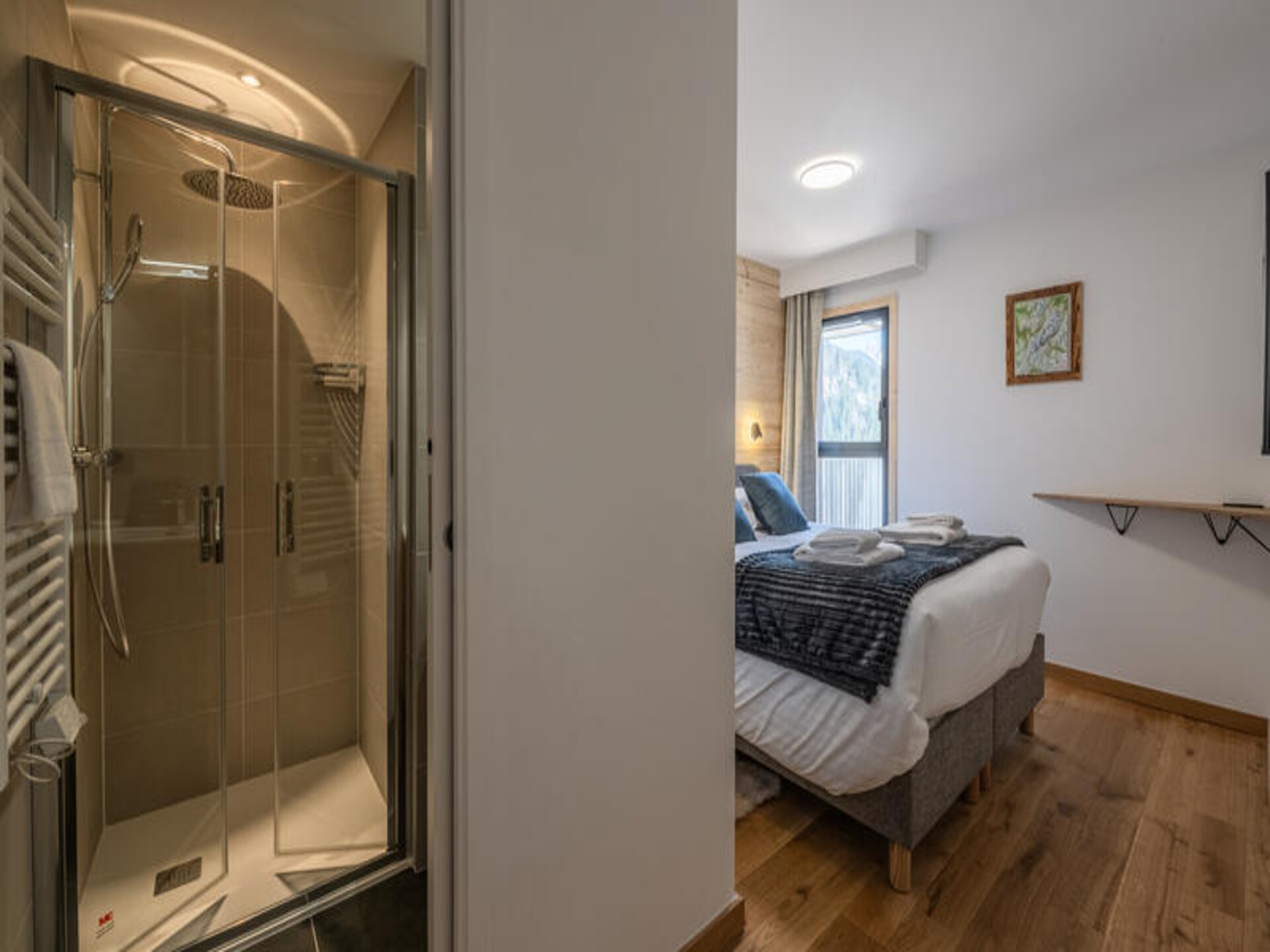 Modern appartement in Les Houches met uitzicht, vlakbij de Bellevue-kabelbaan - foto 10