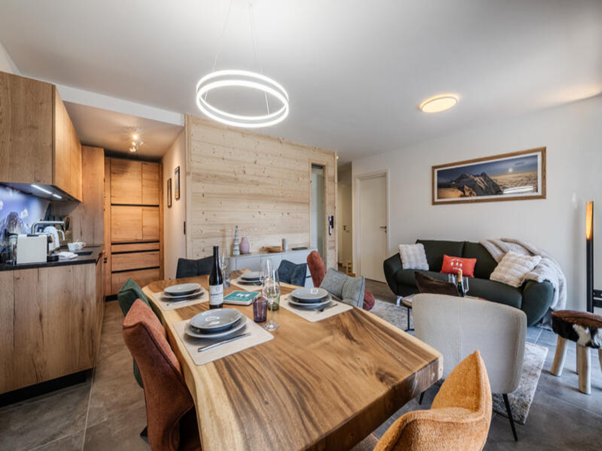 Modern appartement in Les Houches met uitzicht, vlakbij de Bellevue-kabelbaan - foto 14