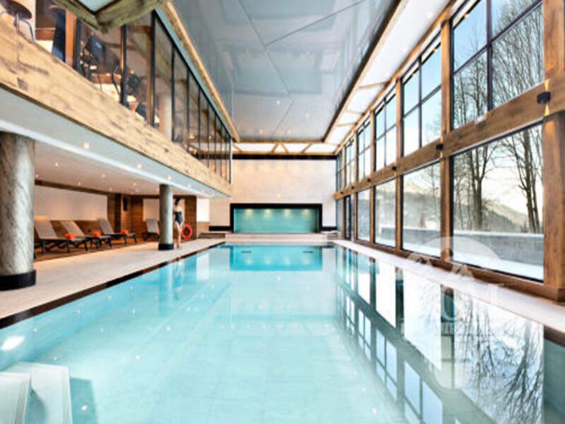 Résidence Chalets Elena – Luxe appartement in Les Houches met zwembad & spa - foto 1